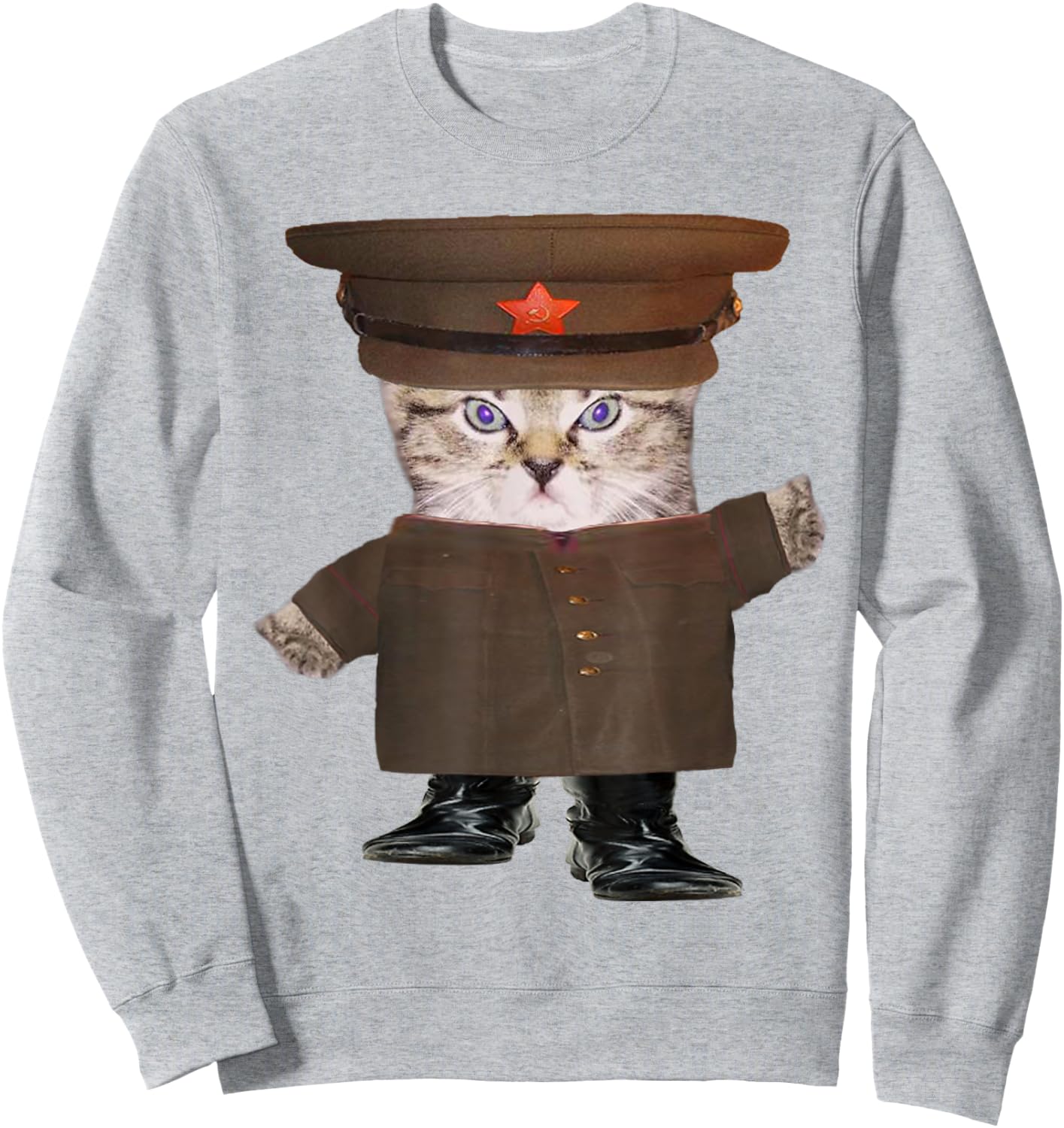 Red Army Kitten Sweatshirt - Sweatshirt | Ash