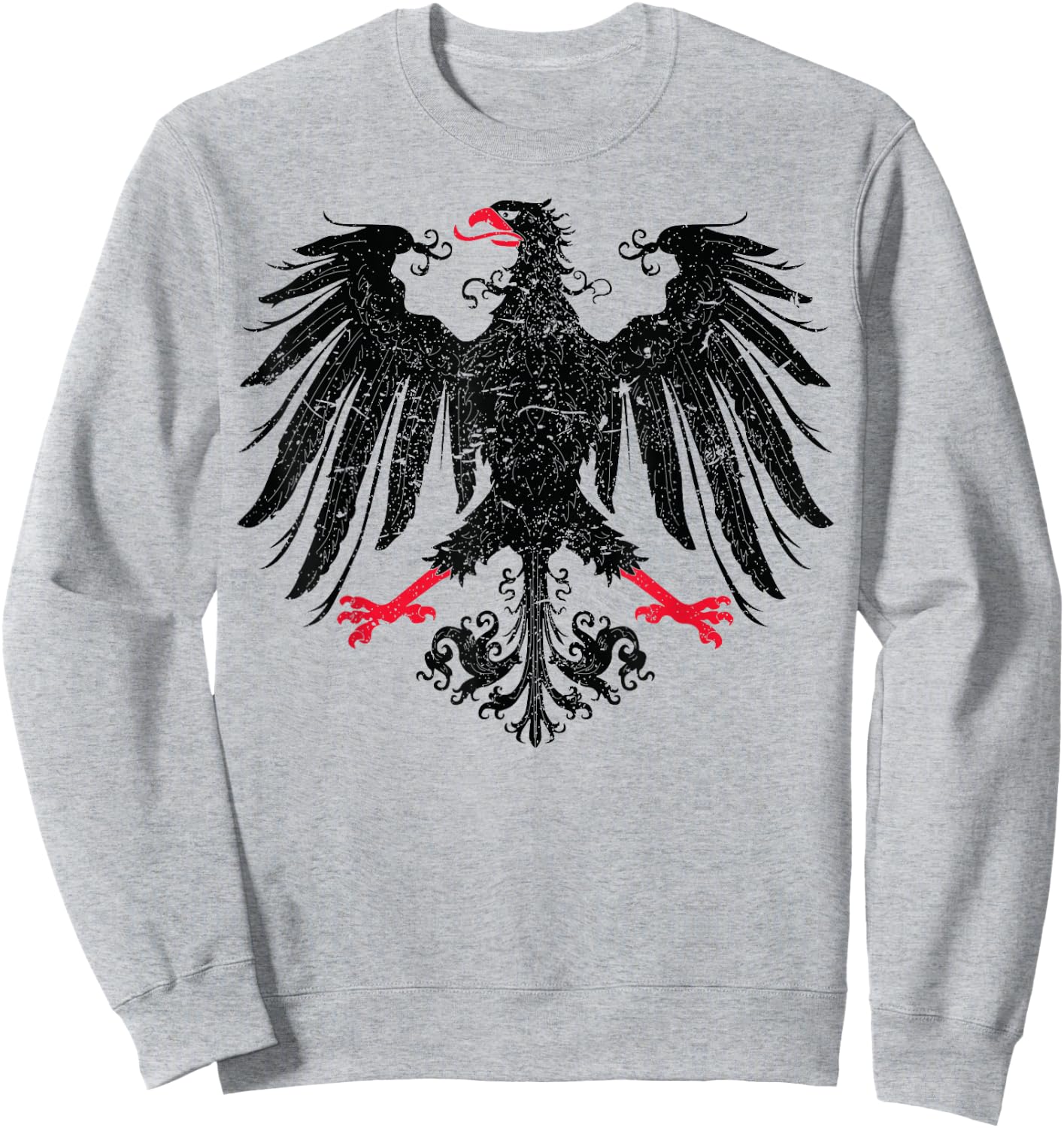 German Oktoberfest Eagle Coat of Arms Heraldry Sweatshirt - Sweatshirt | Ash