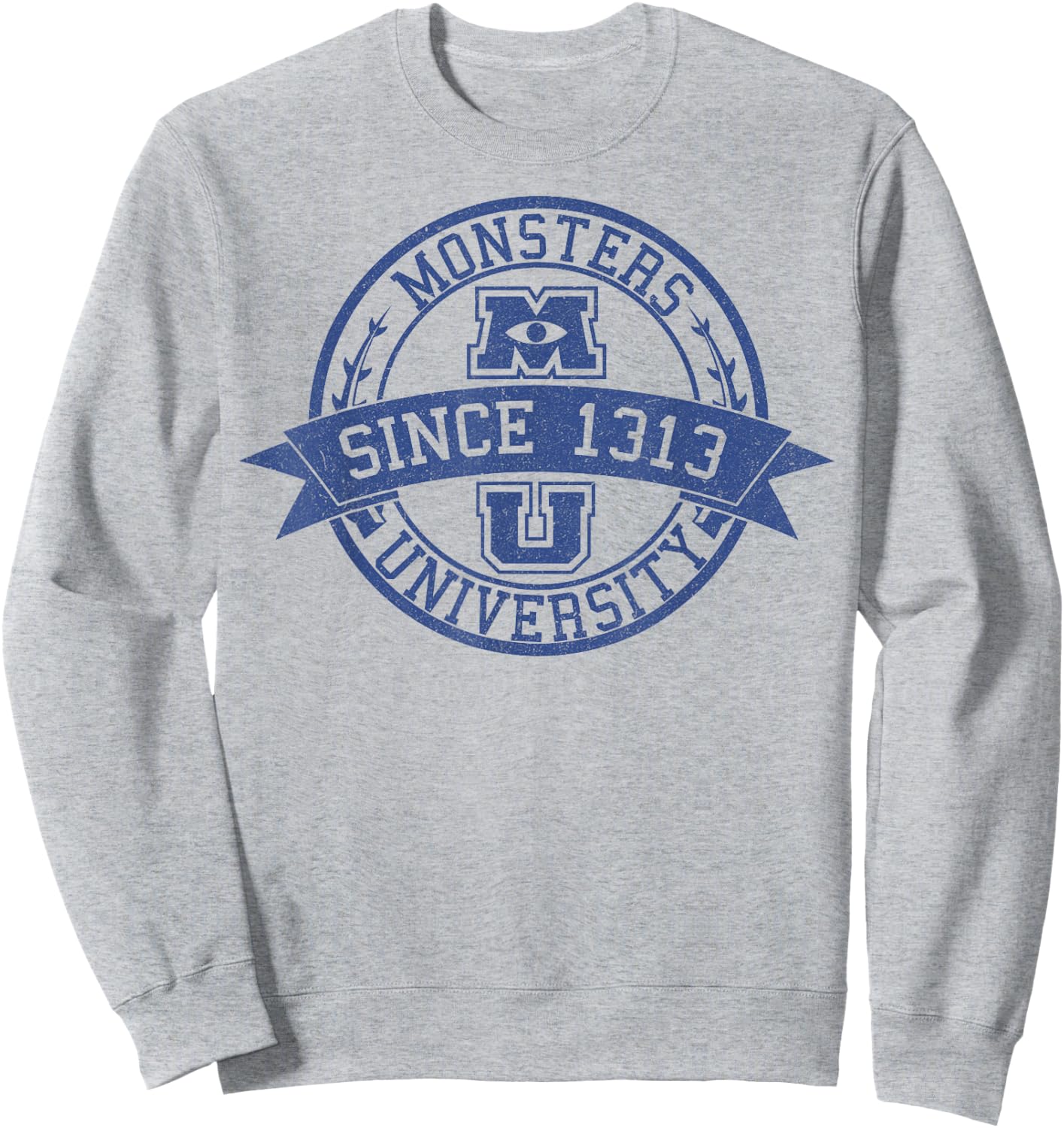 Disney Pixar Monsters University Since 1313 Logo Sweatshirt - Sweatshirt | Ash