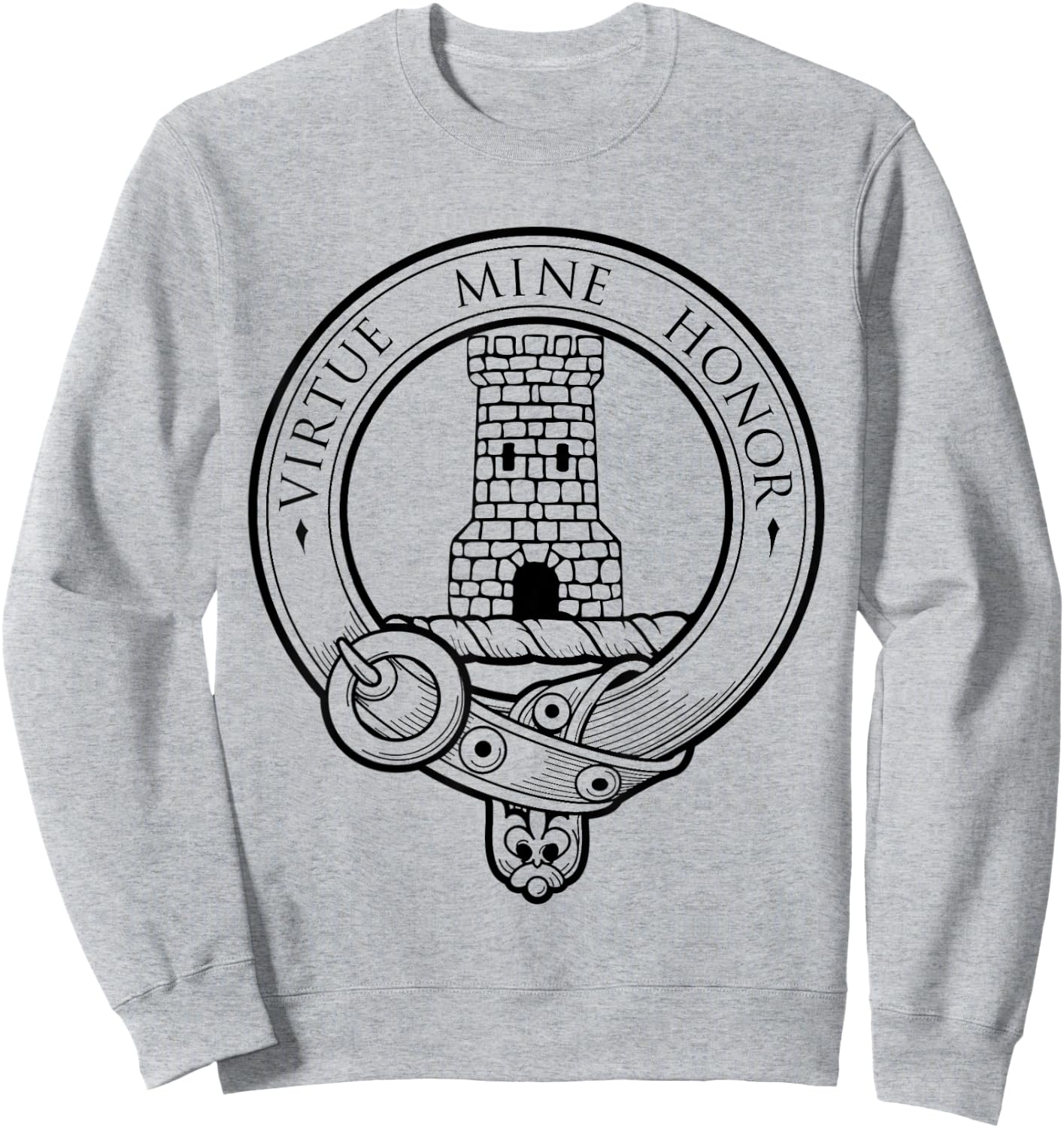 Clan Maclean Scottish Highland Scotland Surname Sweatshirt - Sweatshirt | Ash