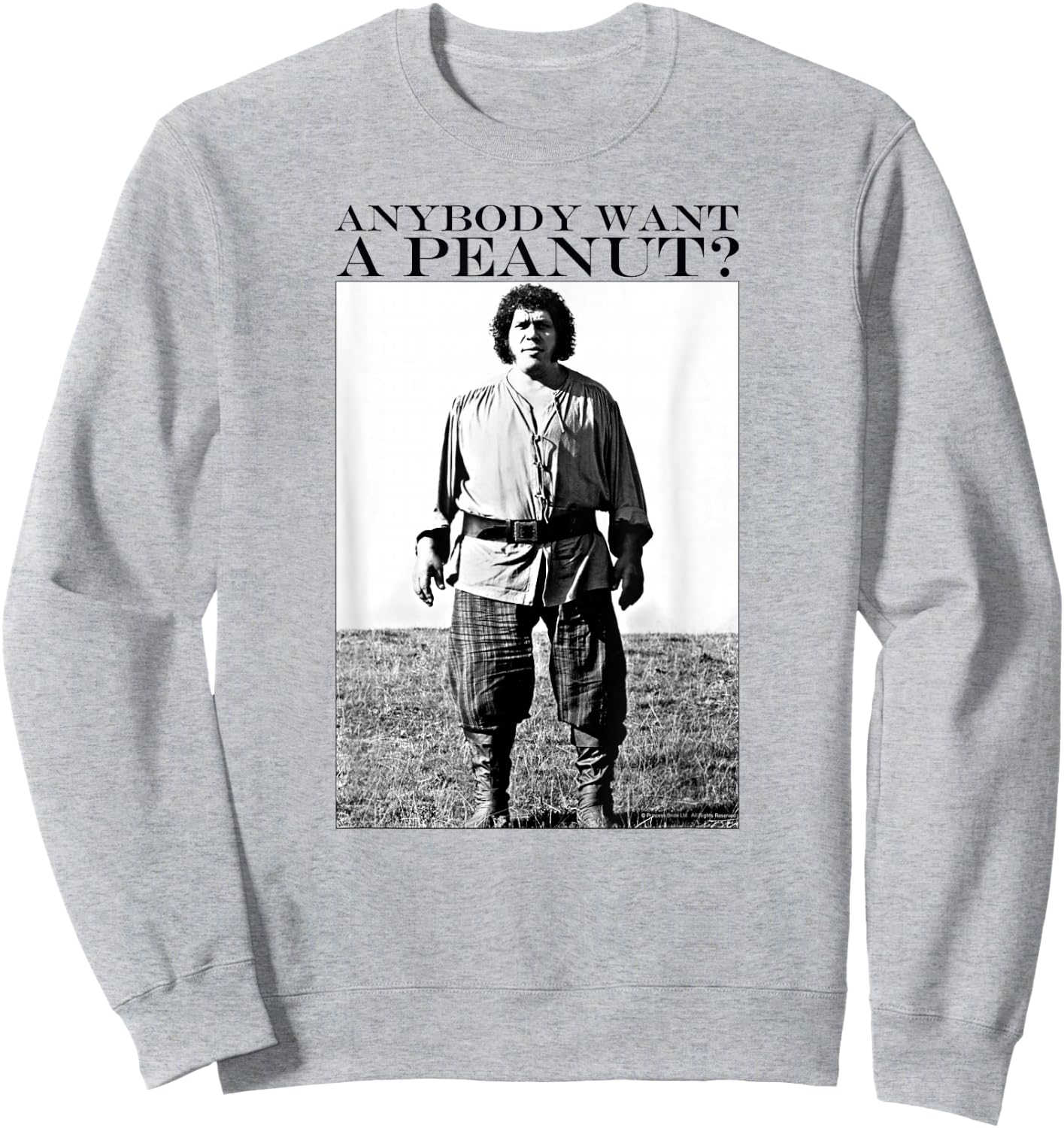 The Princess Bride Anybody Want a Peanut? Sweatshirt - Sweatshirt | Ash
