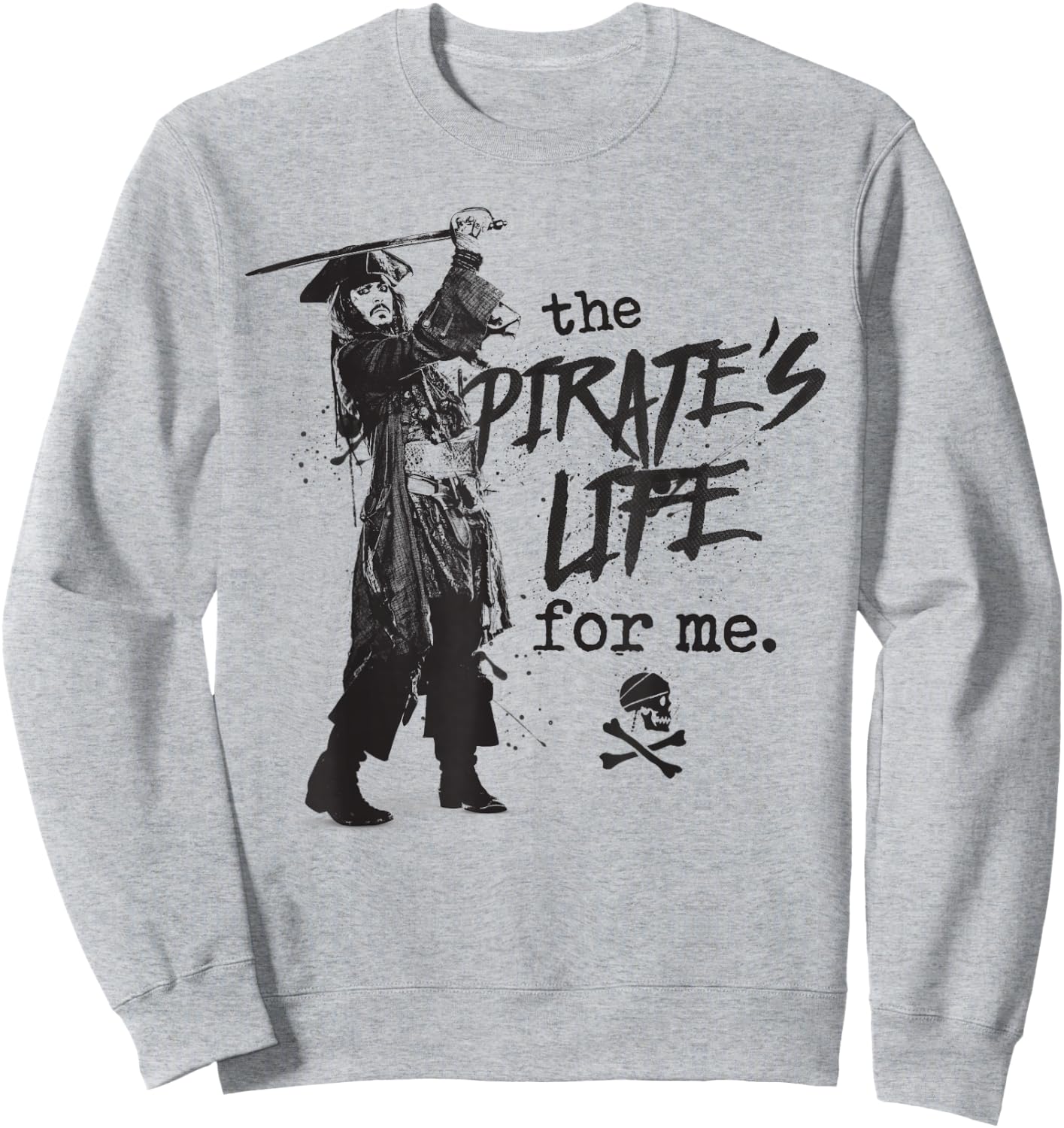 Pirates of The Caribbean Graphic Small Sweatshirt - Sweatshirt | Ash