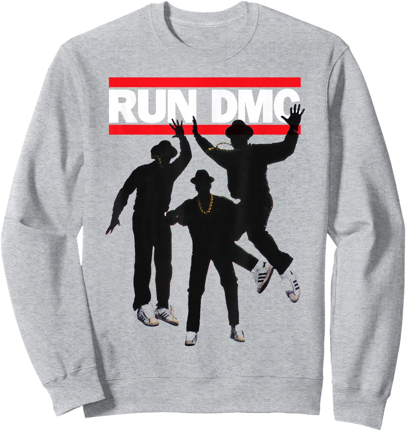 RUN DMC Jump Logo Sweatshirt - Sweatshirt | Ash