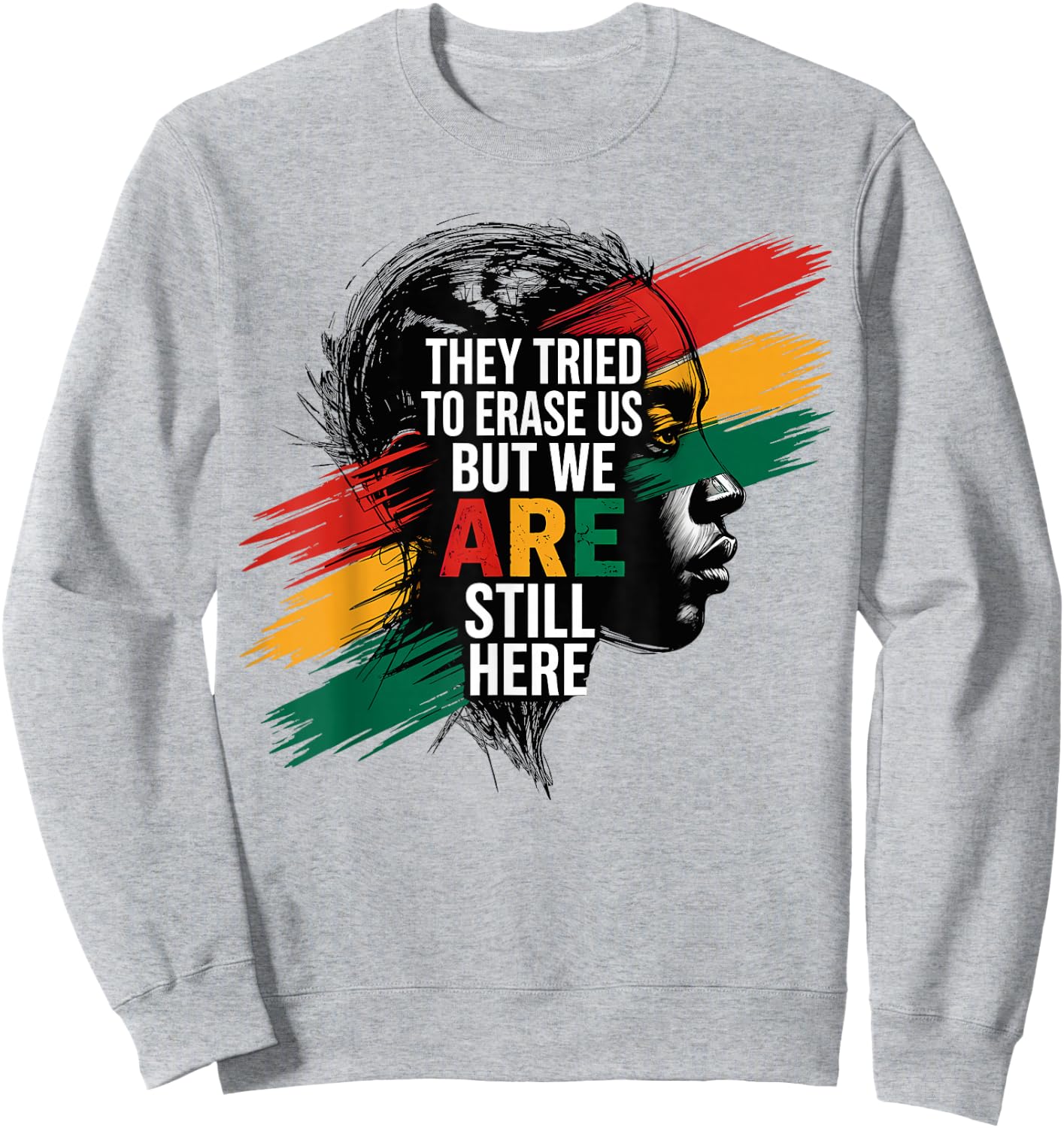 Juneteenth Afro Man Black History Month African American Sweatshirt - Sweatshirt | Ash