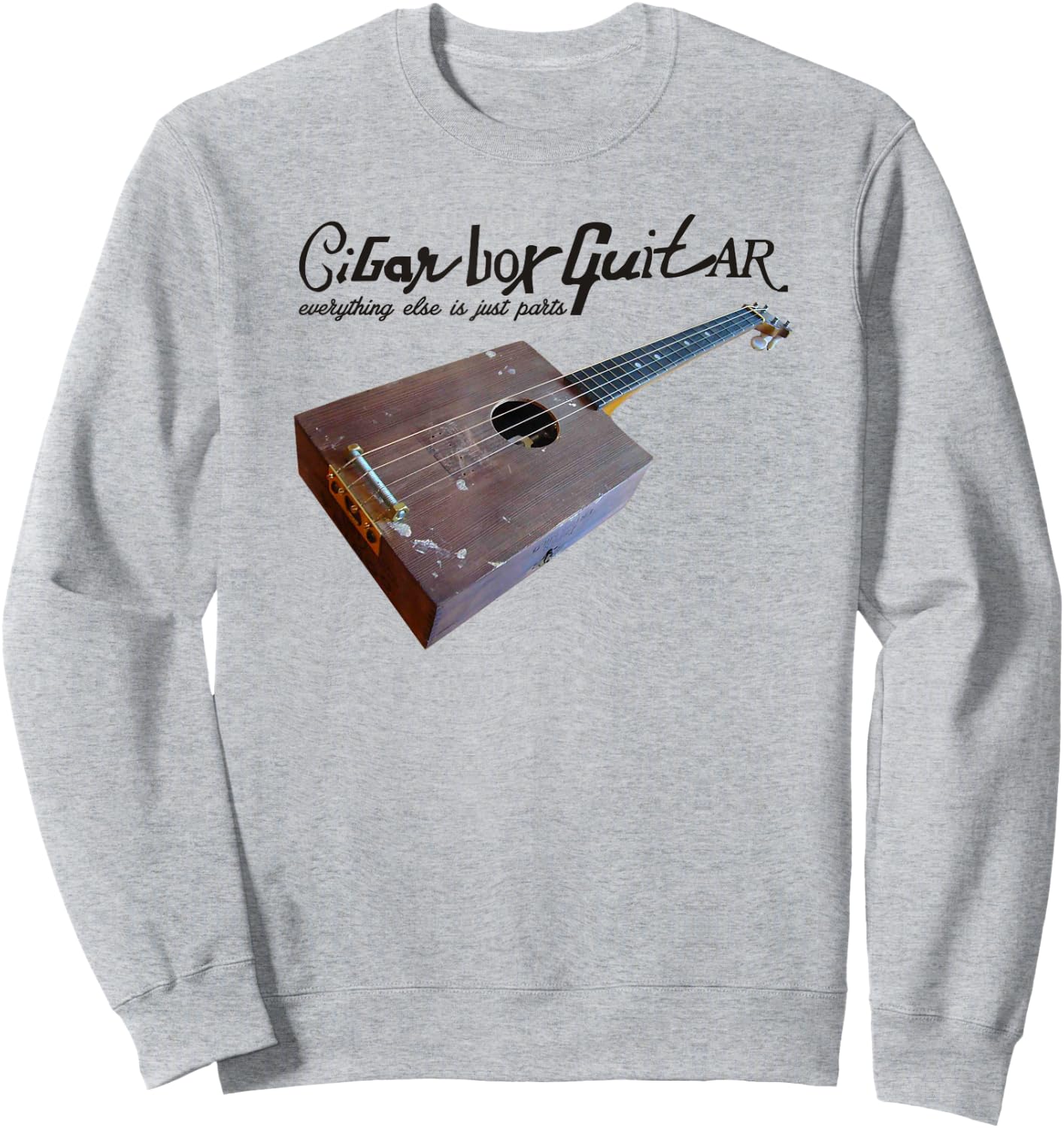 Cigar Box Guitar Everything Else Parts, Novelty Sweatshirt - Sweatshirt | Ash