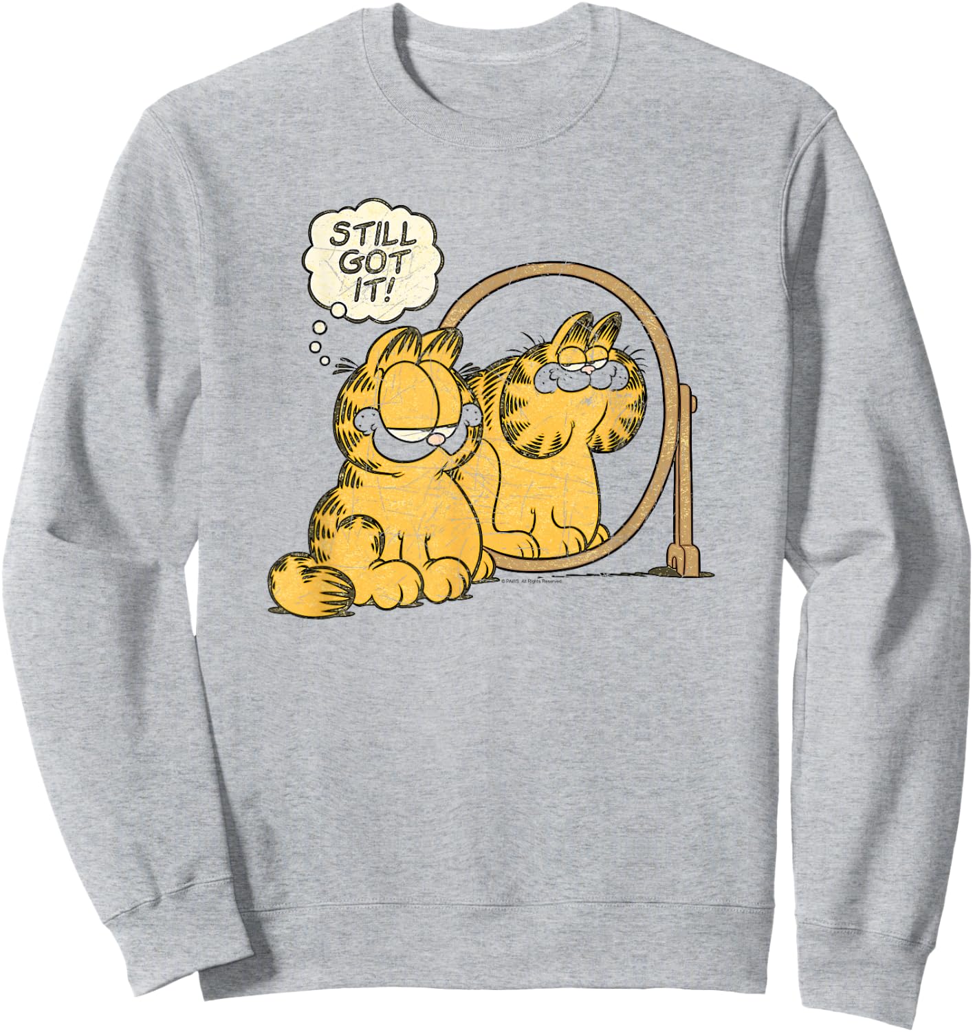 Garfield Still Got It Sweatshirt - Sweatshirt | Ash