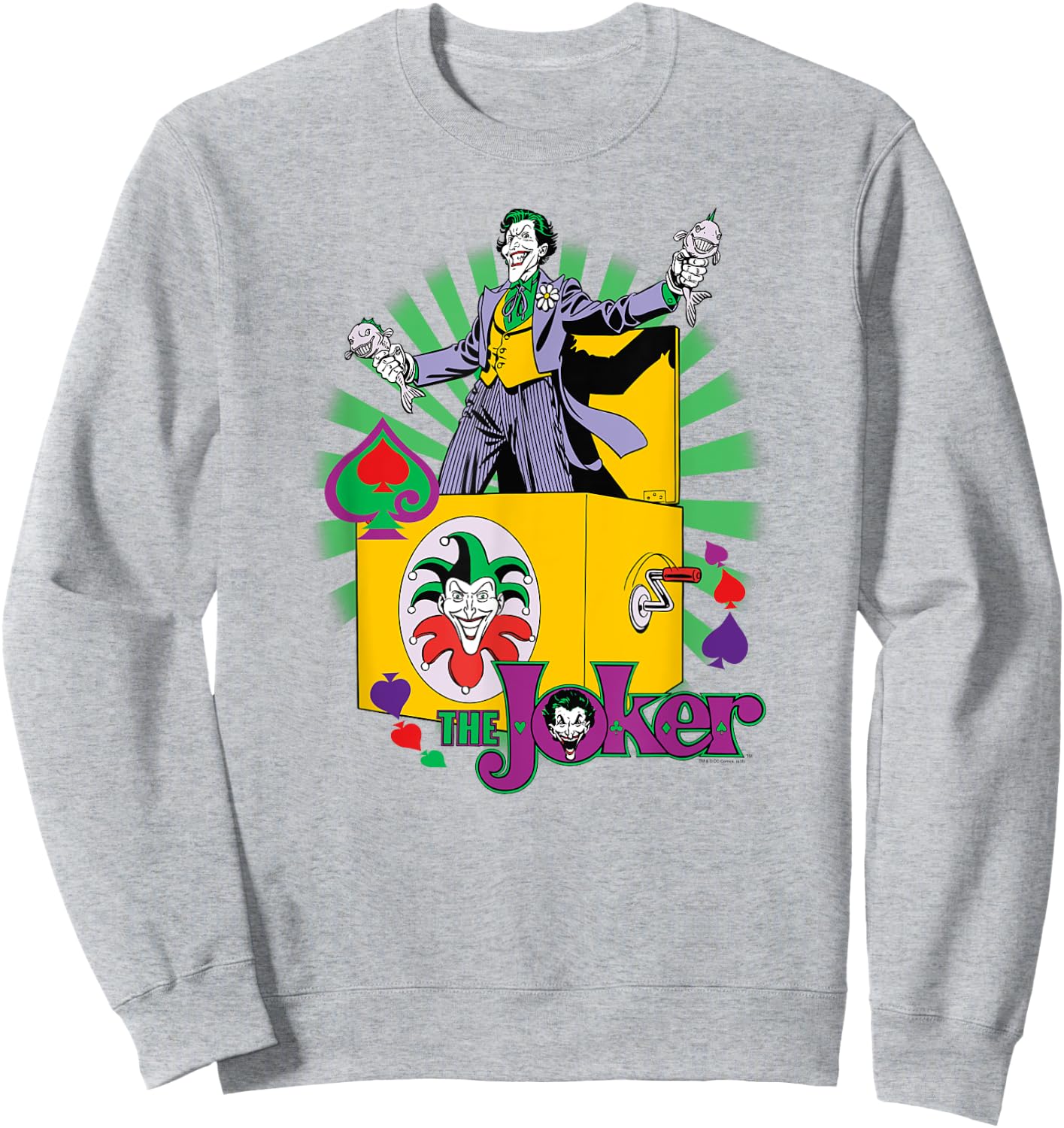 Batman the Joker These Fish are Loaded Sweatshirt - Sweatshirt | Ash