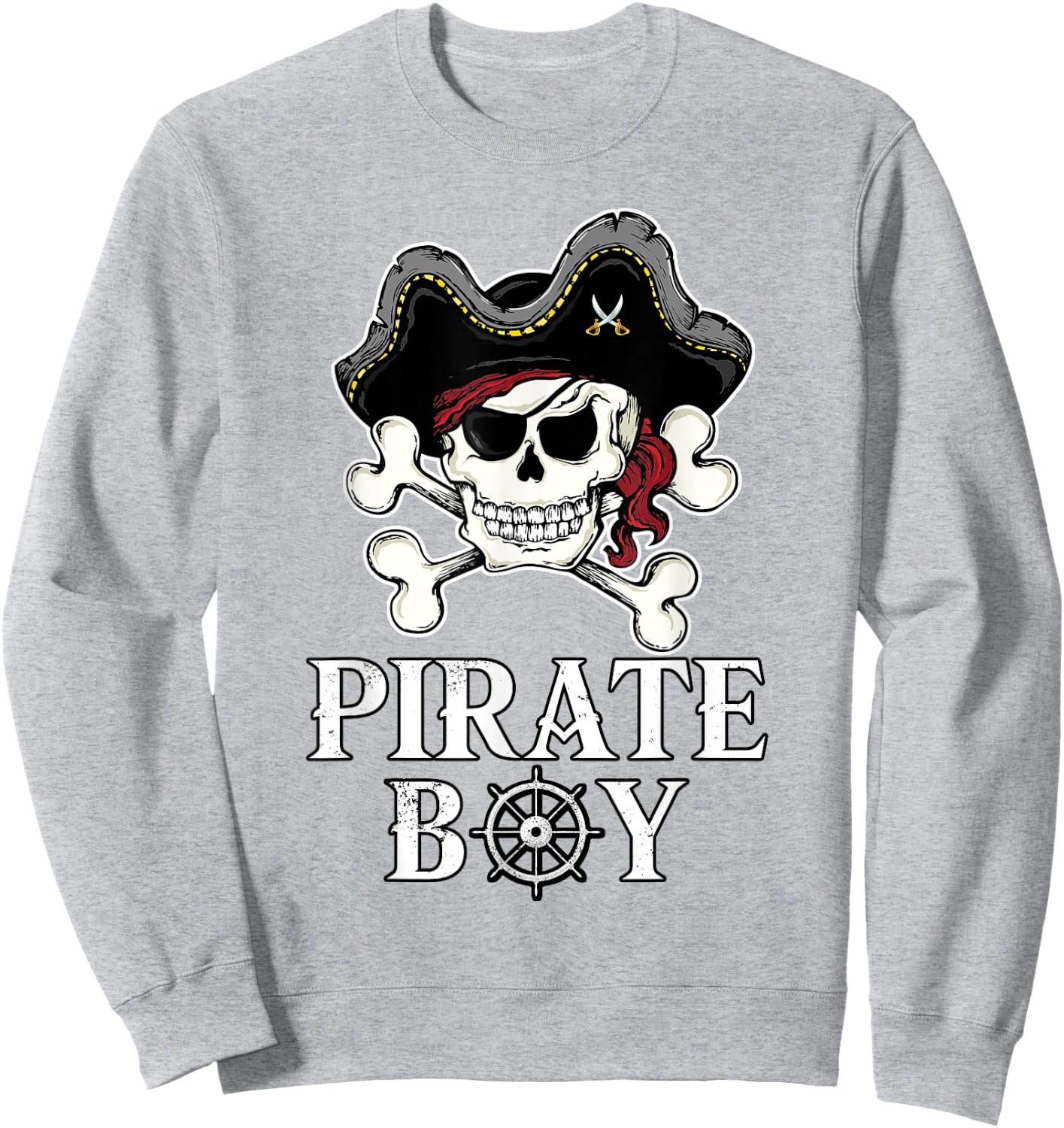 Pirate Boy Pirate Sweatshirt - Sweatshirt | Ash