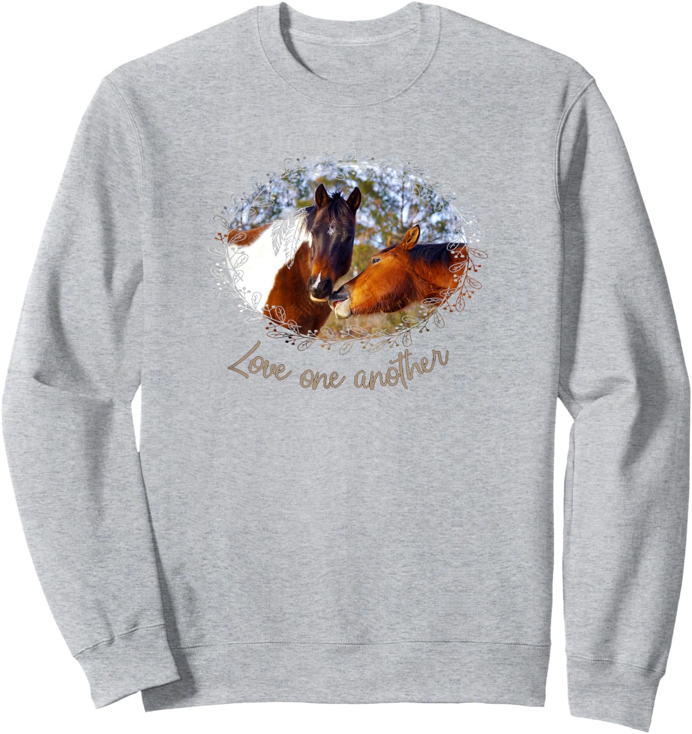 Paint Horse - Love one another Sweatshirt - Sweatshirt | Ash