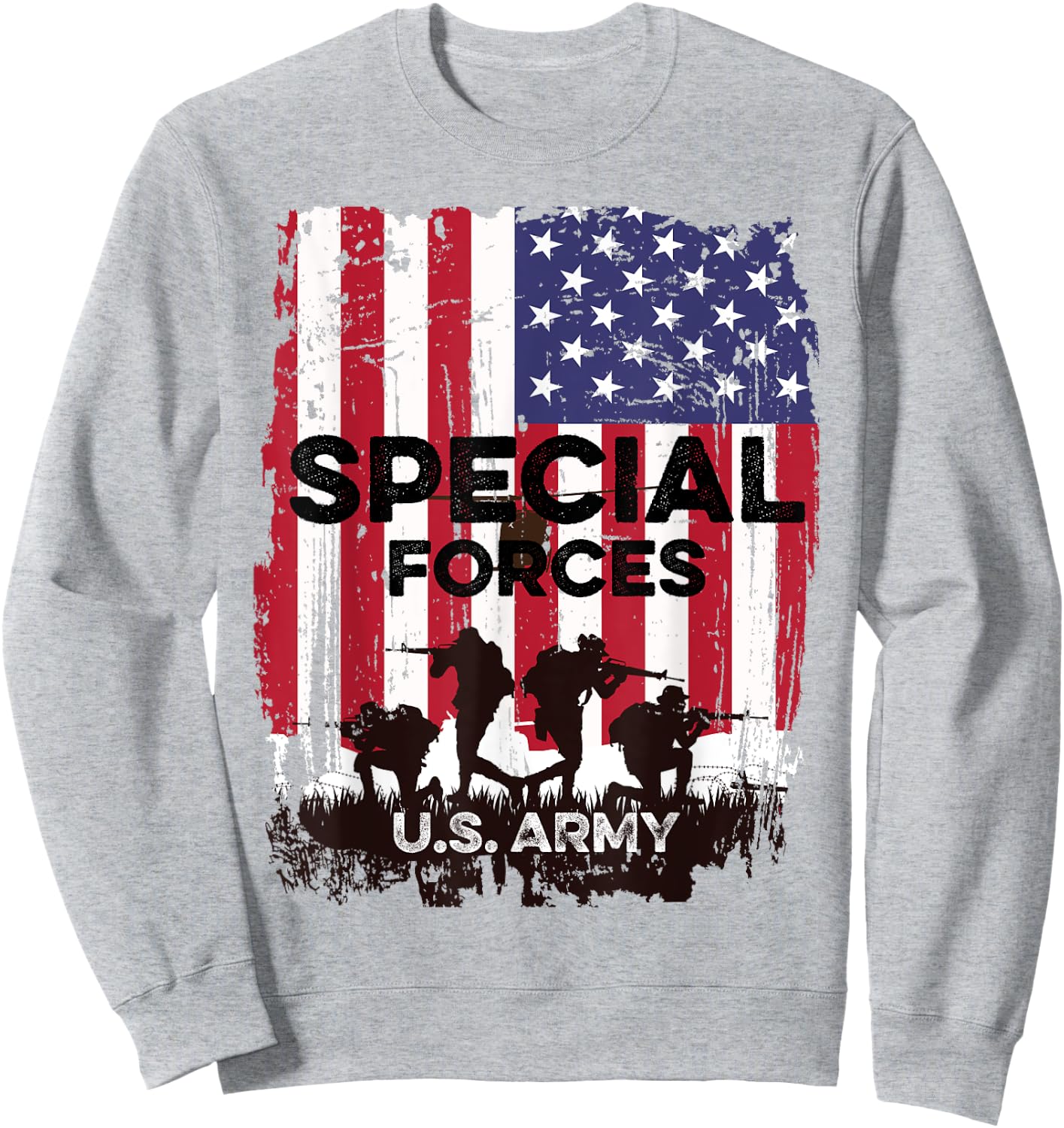 U.S. Army special forces Sweatshirt - Sweatshirt | Ash