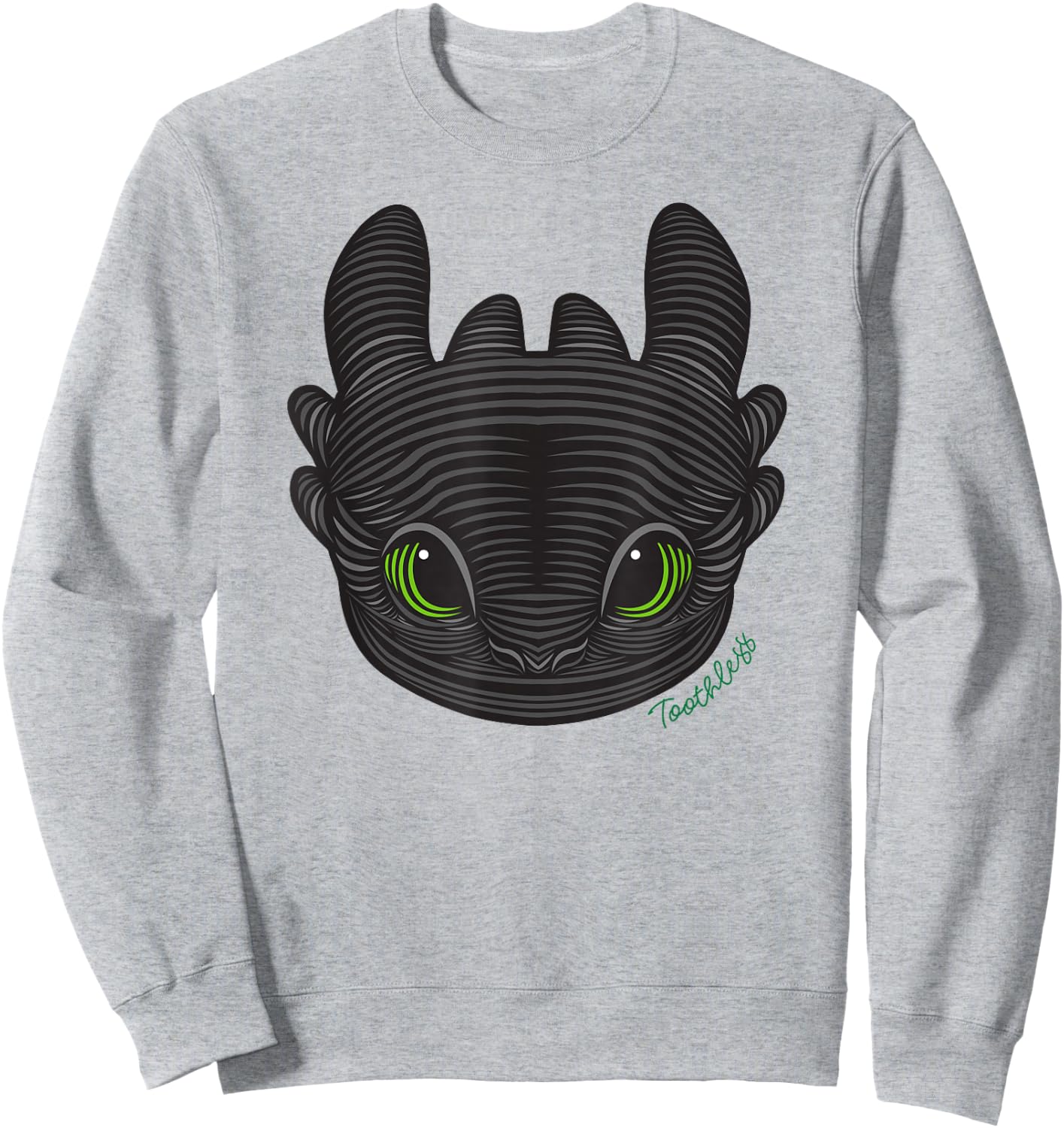 How to Train Your Dragon 3 Hidden World Toothless Sweatshirt - Sweatshirt | Ash