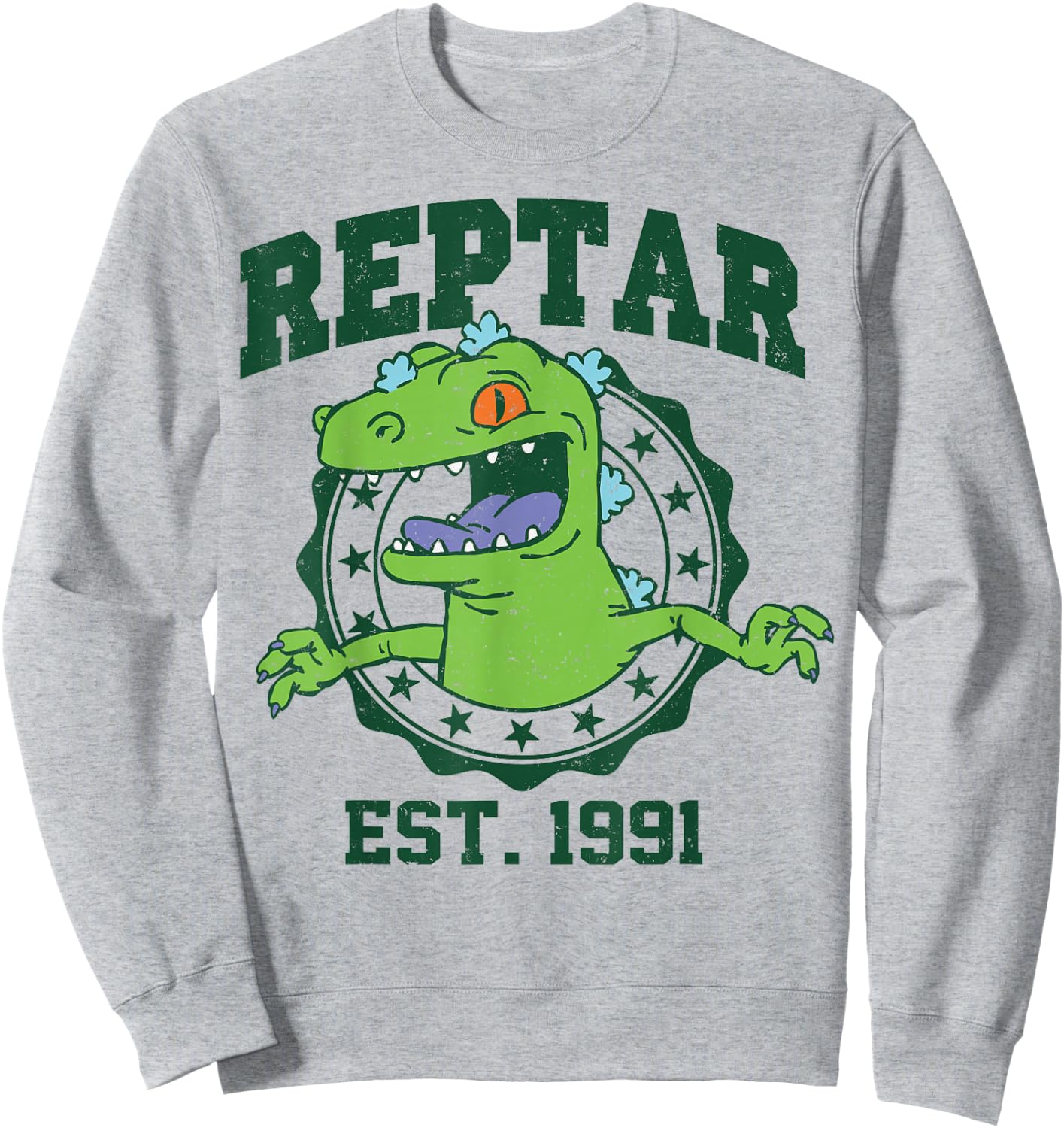 Nickelodeon Reptar Est 1991 Sweatshirt - Sweatshirt | Ash