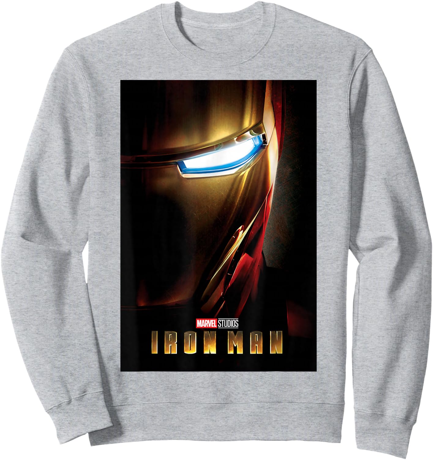 Marvel Studios Iron Man Movie Poster Graphic Sweatshirt - Sweatshirt | Ash