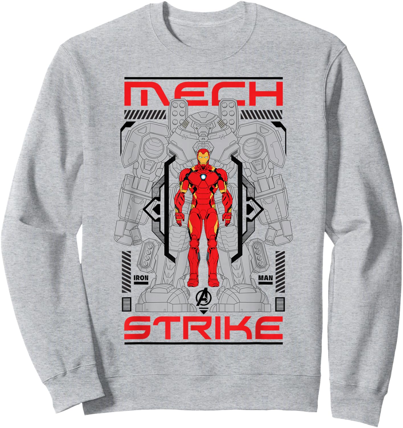 Marvel Avengers Mech Strike Iron Man Sweatshirt - Sweatshirt | Ash