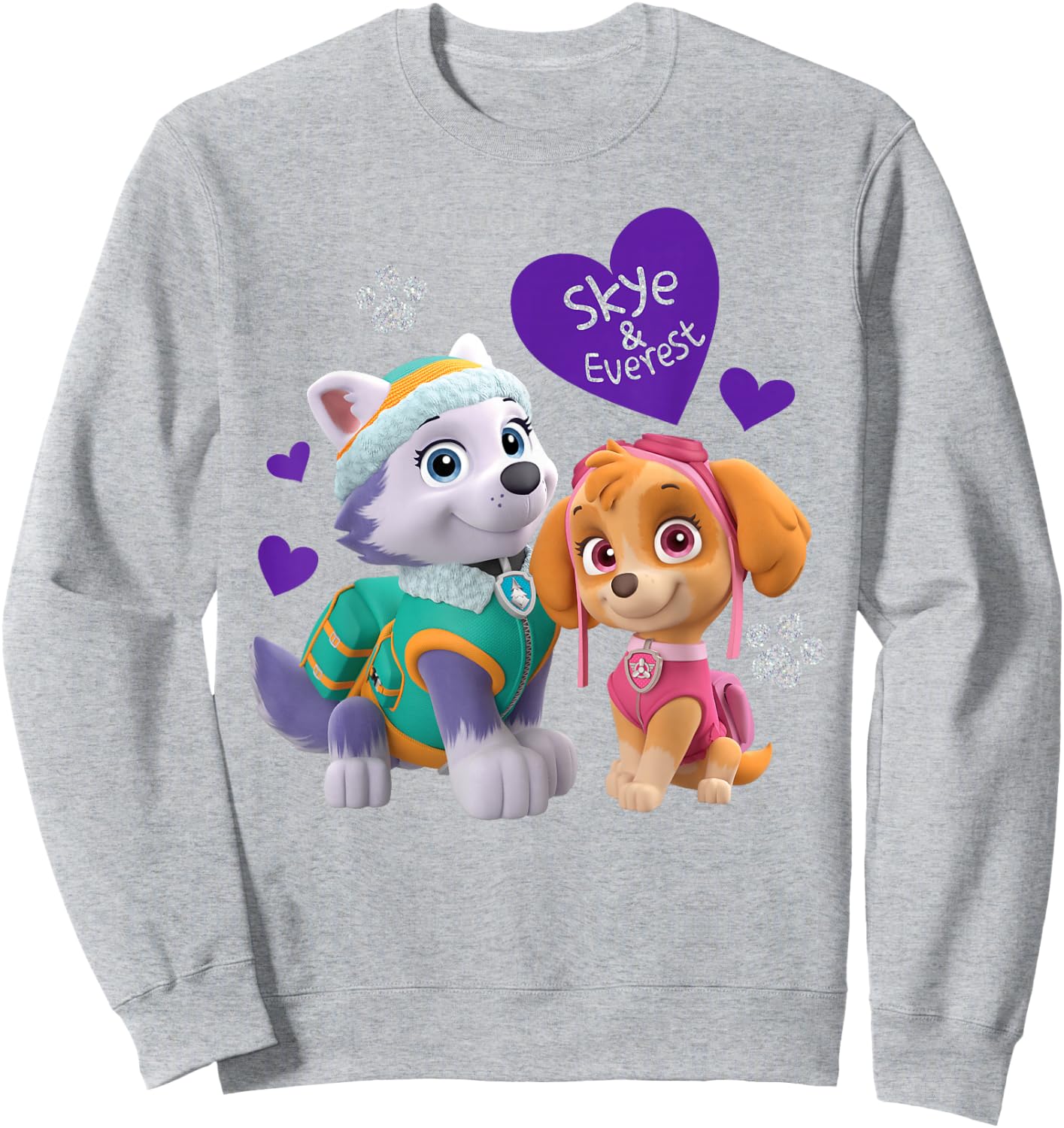 Paw Patrol Skye & Everest Sweatshirt - Sweatshirt | Ash