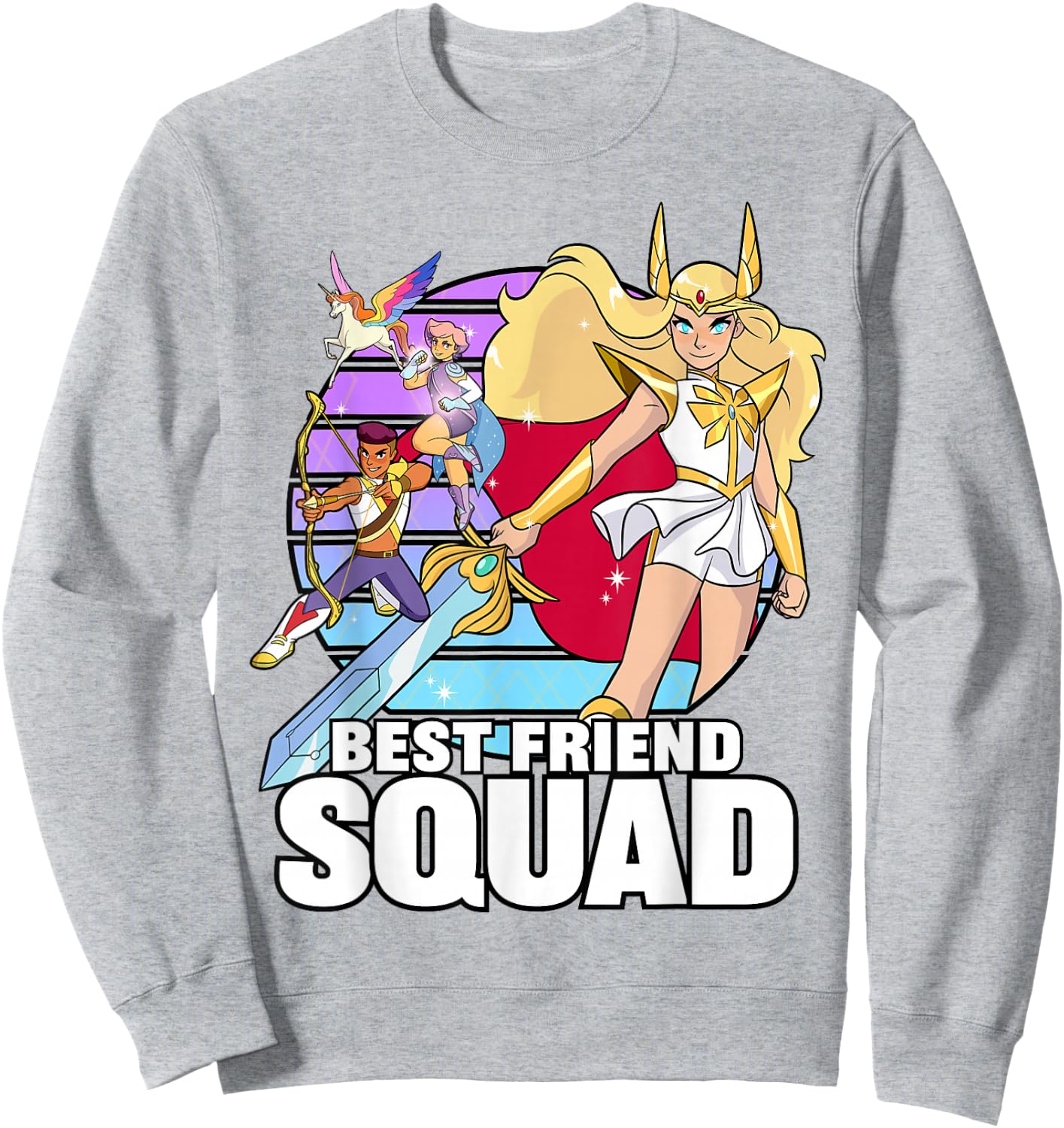 She-Ra and The Princess of Power Best Friend Squad Sweatshirt - Sweatshirt | Ash