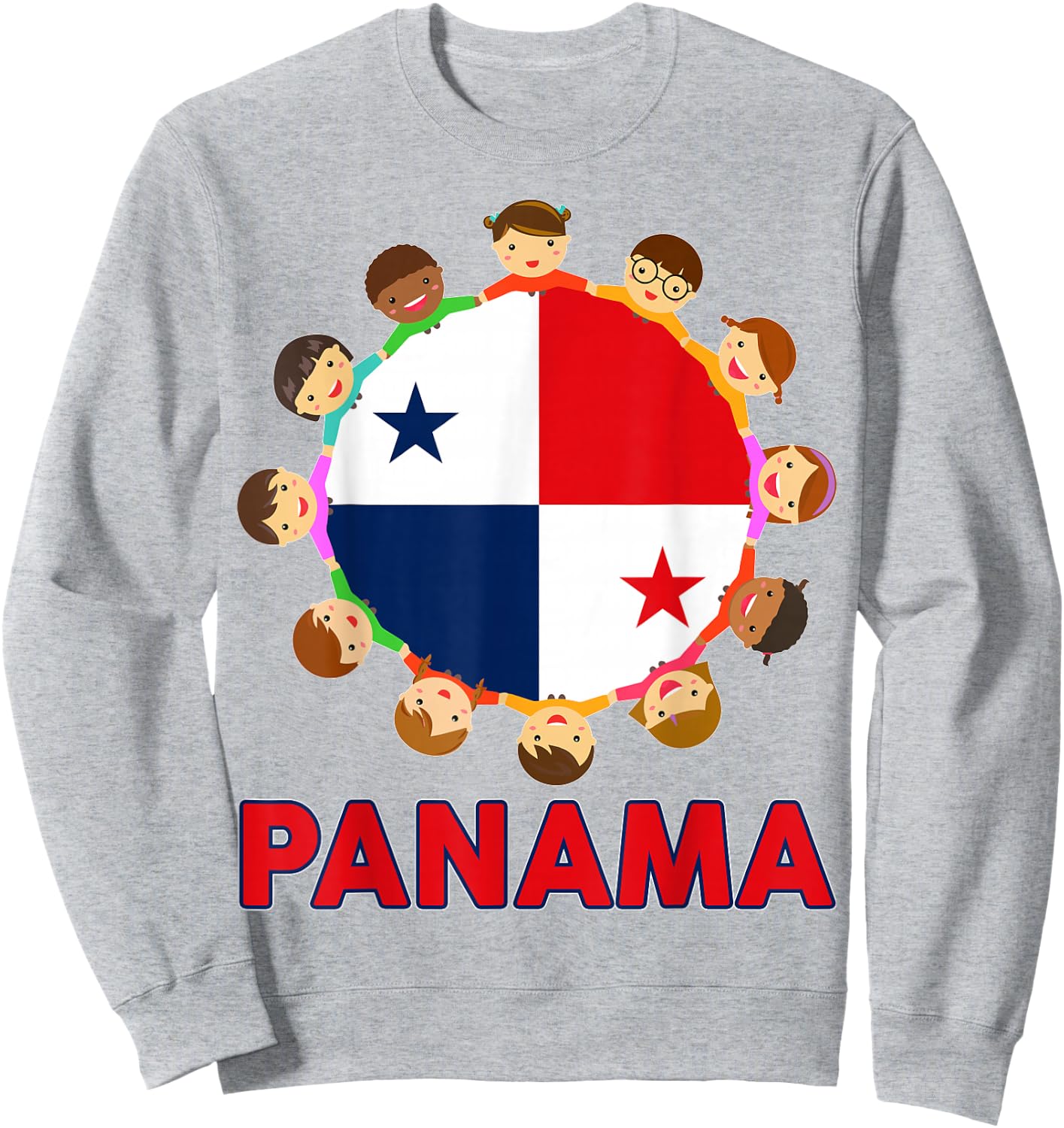 Toddler Panama Flag Kids Panamanian Hispanic Heritage Month Sweatshirt - Sweatshirt | Ash