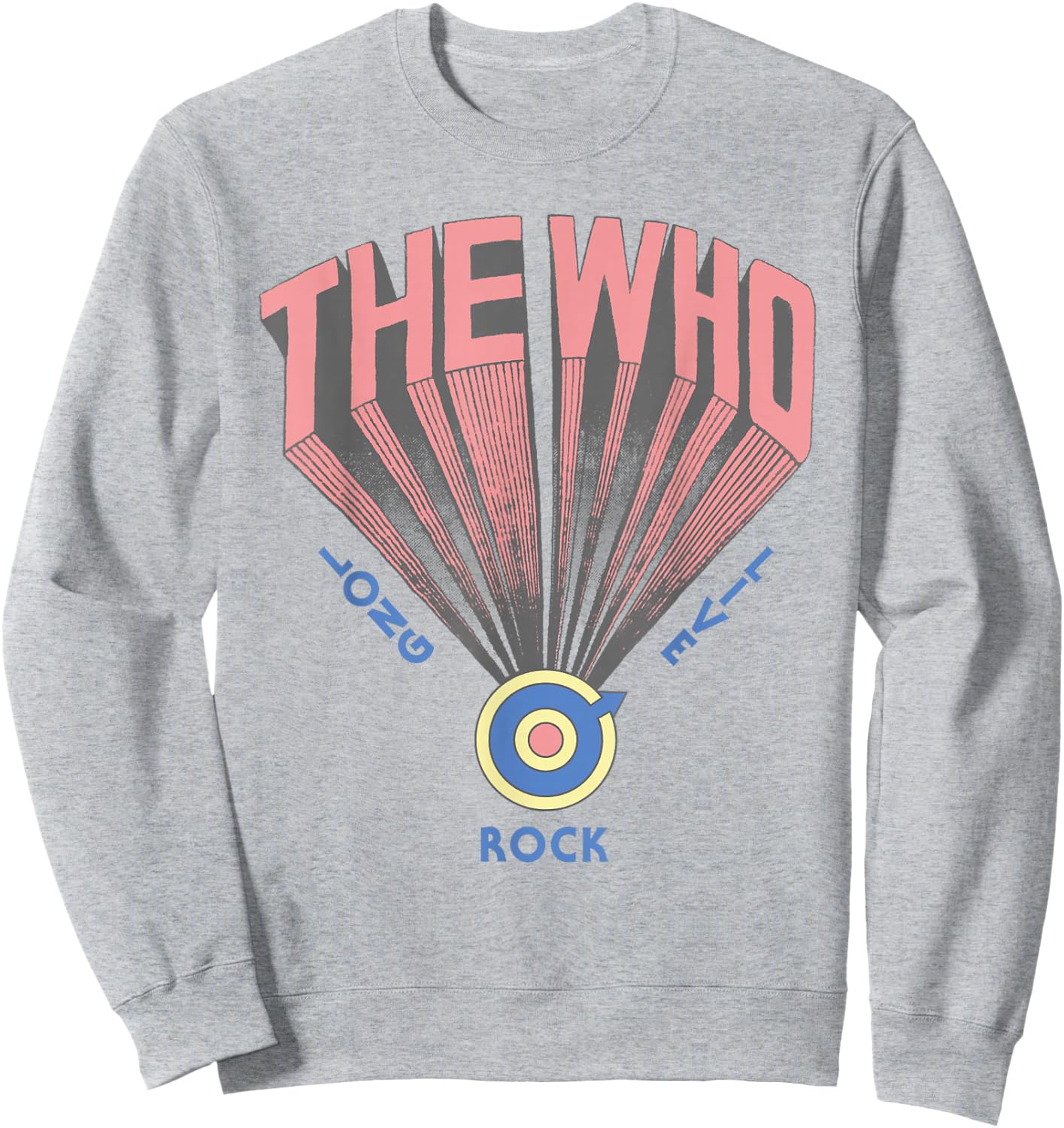 The Who Official Long Live Rock Retro Sweatshirt - Sweatshirt | Ash