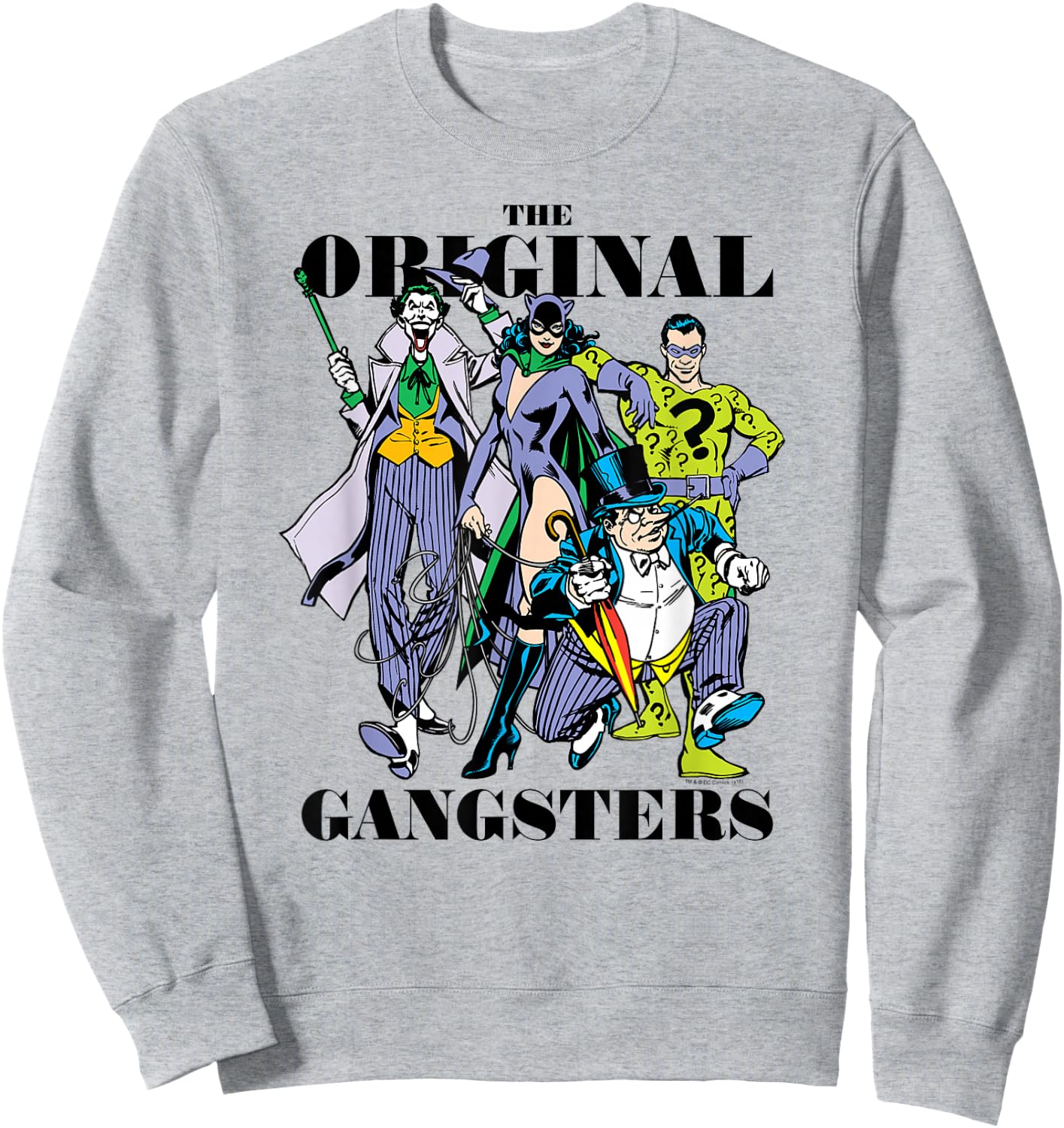 Batman Original Gangsters Sweatshirt - Sweatshirt | Ash