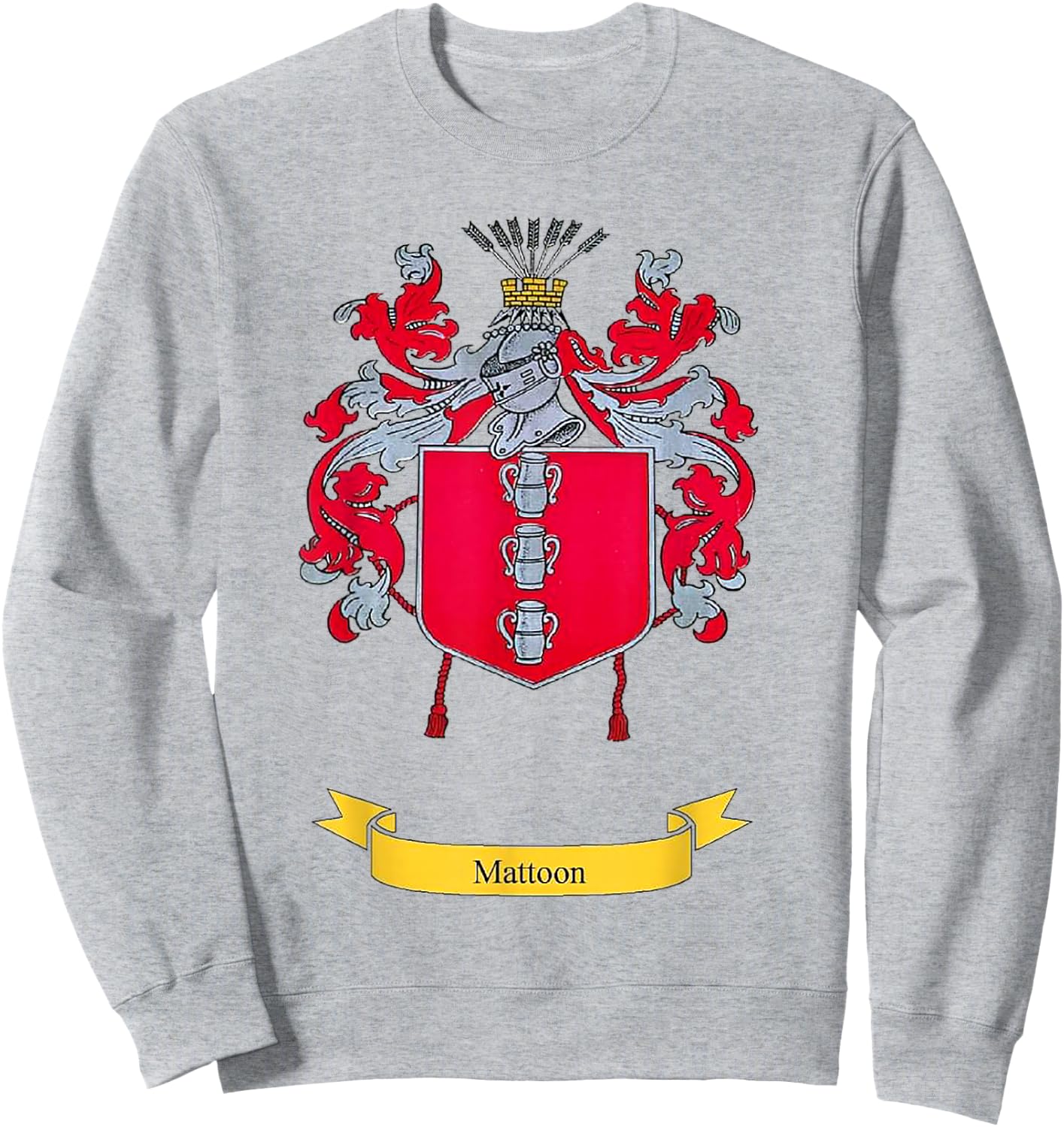 Family crest Sweatshirt - Sweatshirt | Ash