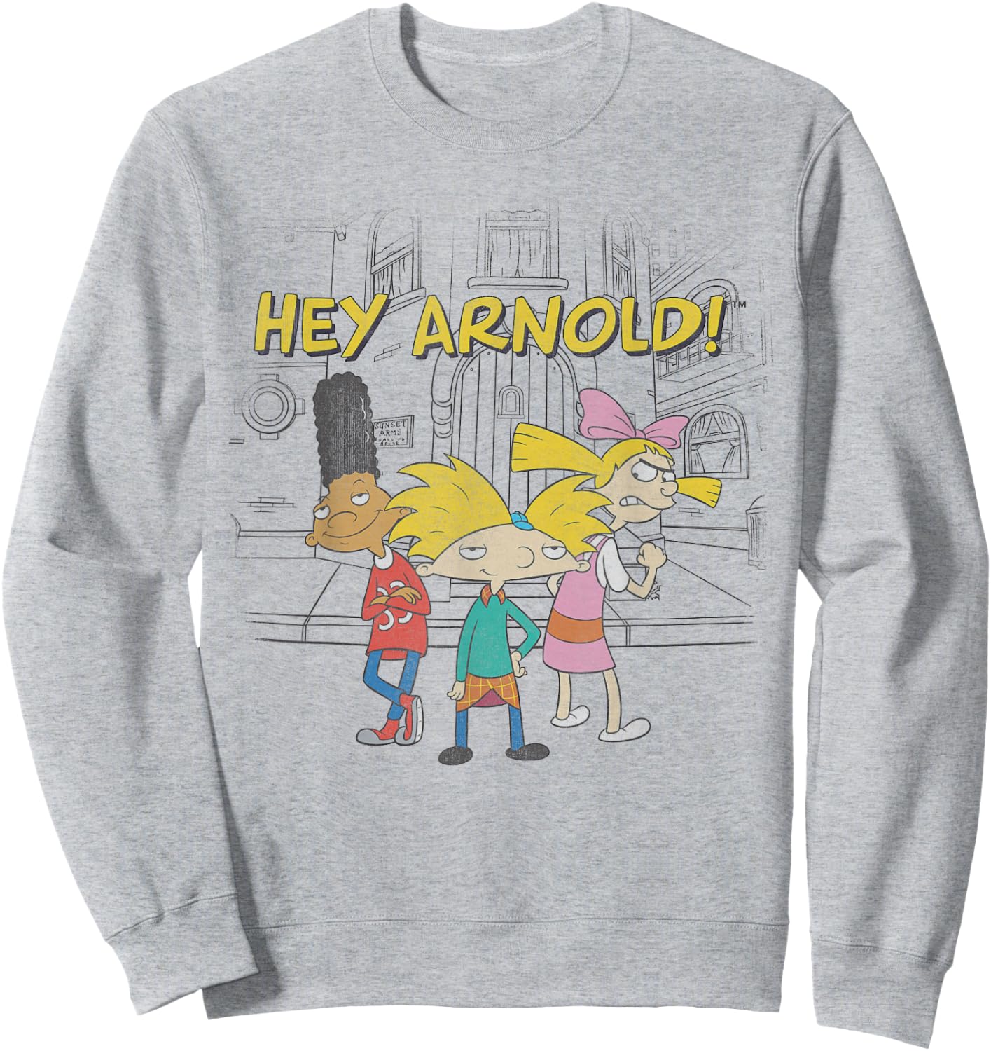 Nickelodeon Hey Arnold Mad Helga Sweatshirt - Sweatshirt | Ash