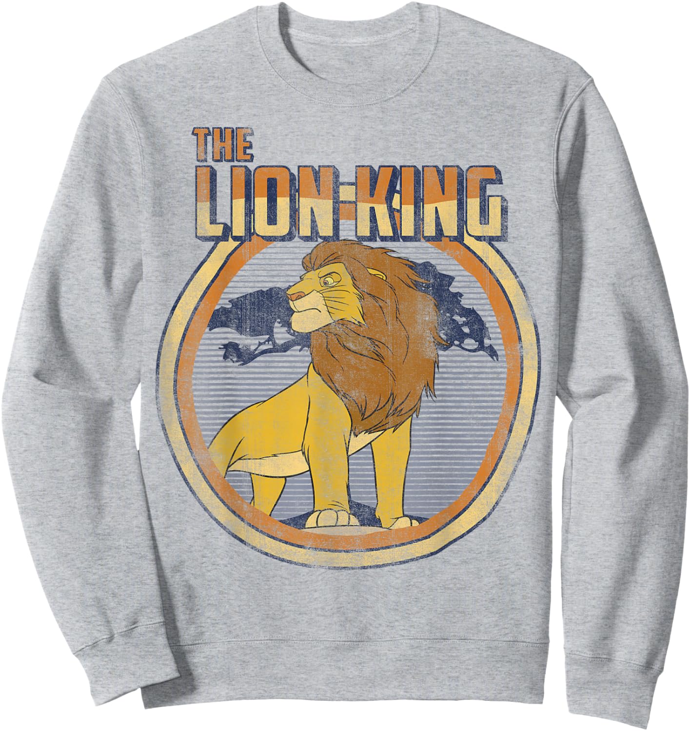 Disney Lion King Classic Simba Graphic Sweatshirt - Sweatshirt | Ash