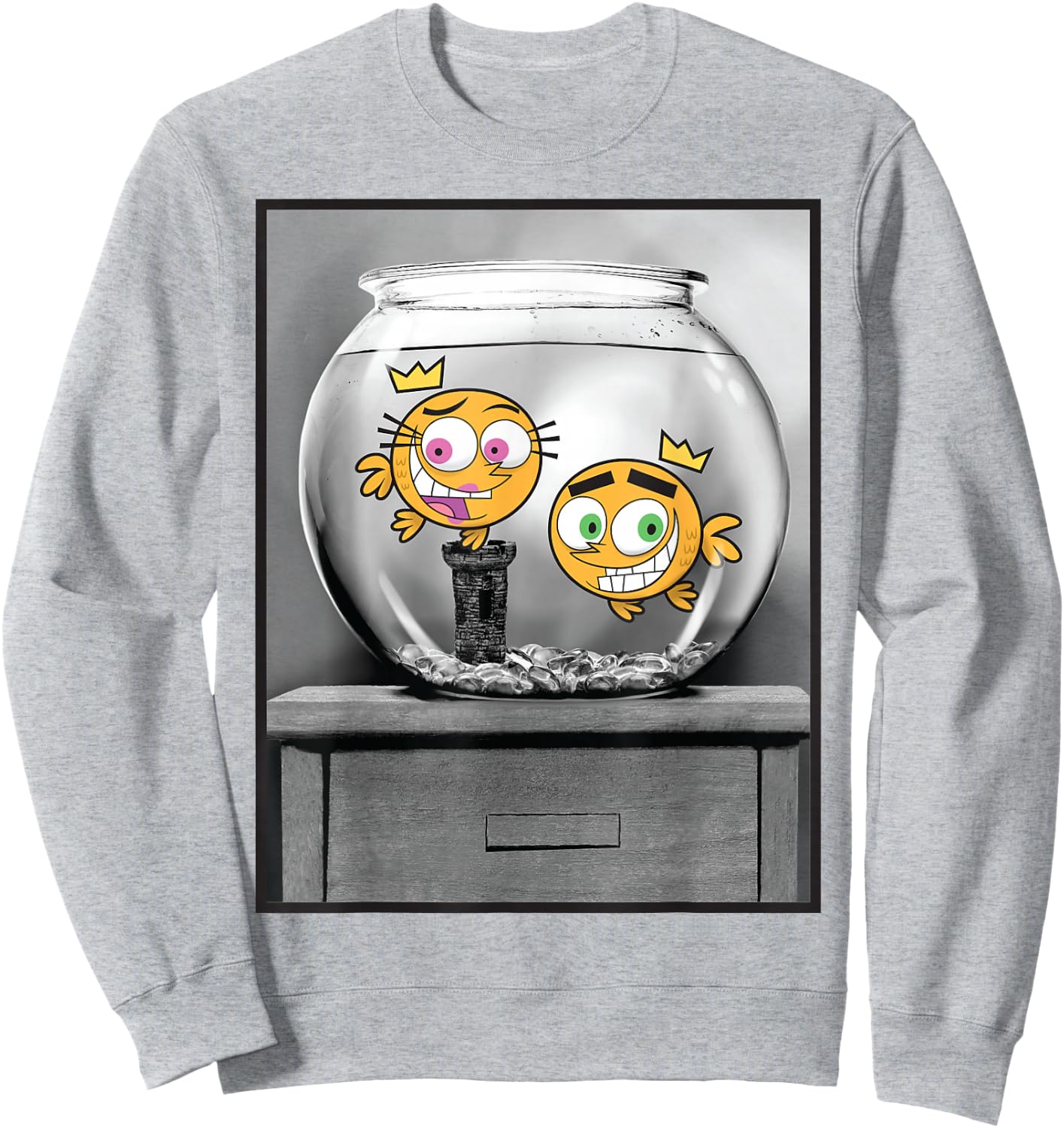 Nickelodeon The Fairly OddParents Goldfish Sweatshirt - Sweatshirt | Ash