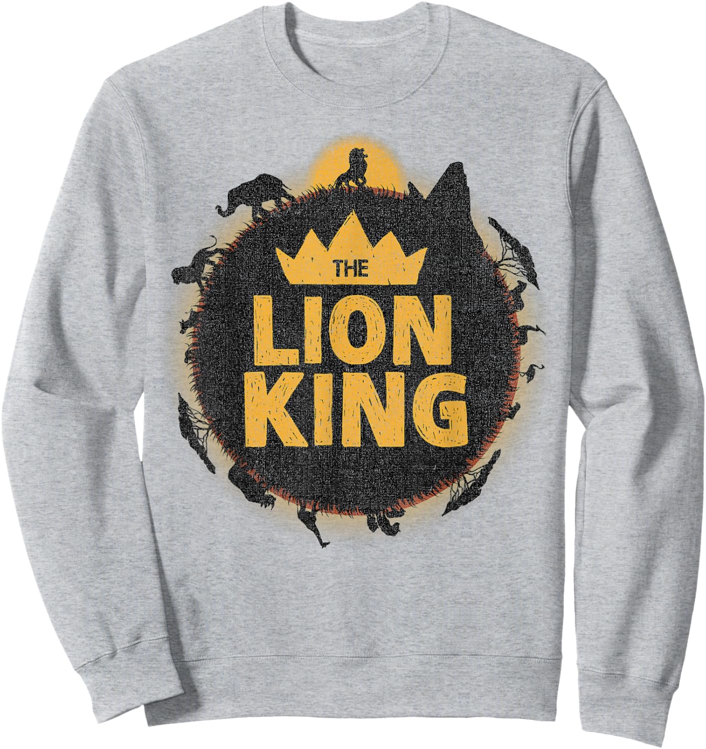 Disney The Lion King Around The World Safari Logo Sweatshirt - Sweatshirt | Ash