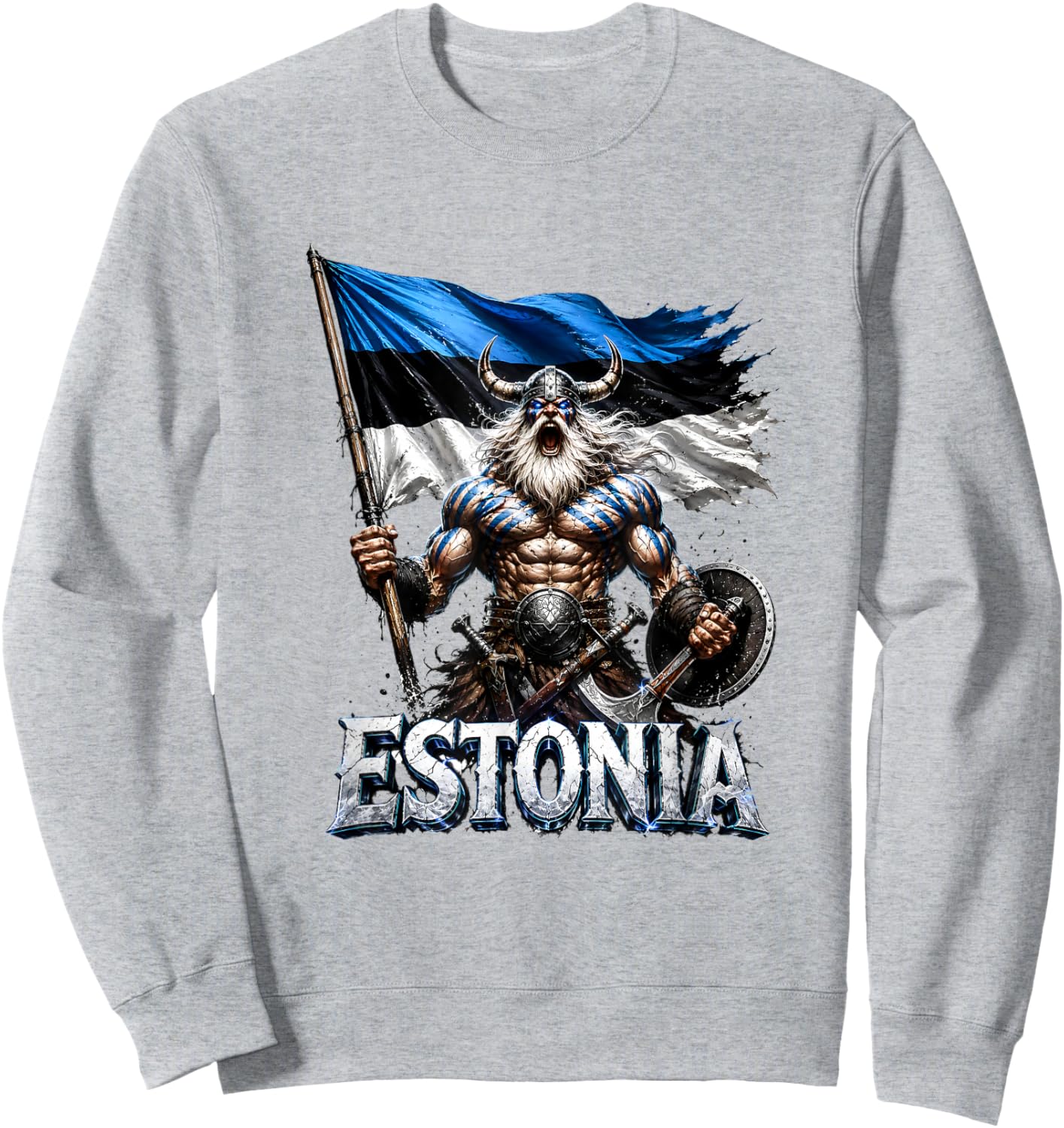 Estonia , Estonian maps, Estonia Flag Shirt for Sweatshirt - Sweatshirt | Ash