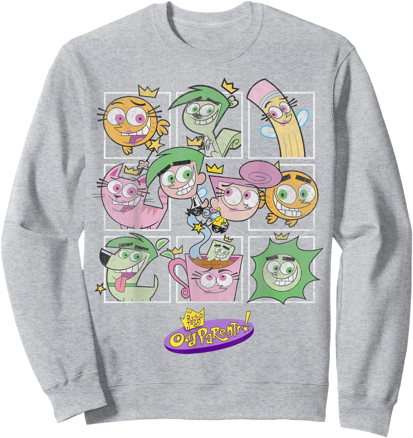 Nickelodeon The Fairly OddParents Morph Sweatshirt - Sweatshirt | Ash