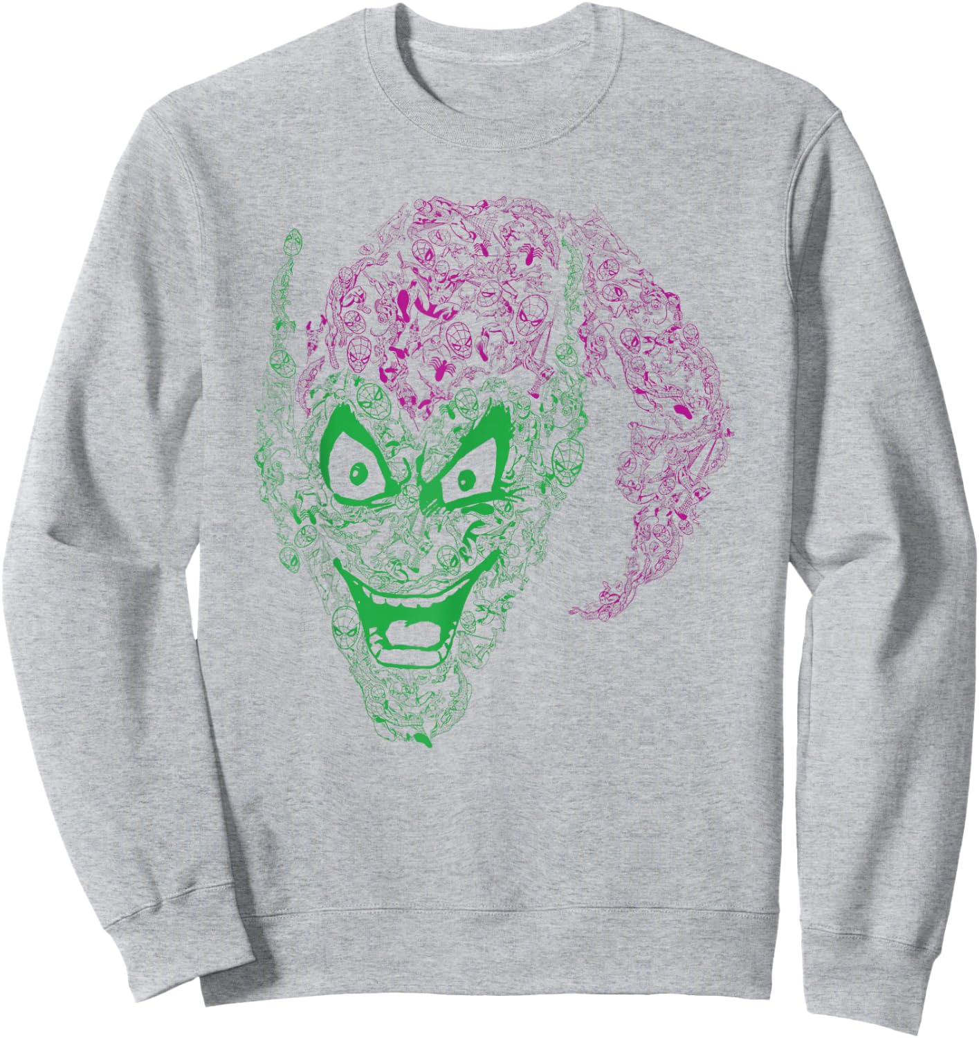 Marvel Spider-Man Green Goblin Norman Osborn Sweatshirt - Sweatshirt | Ash