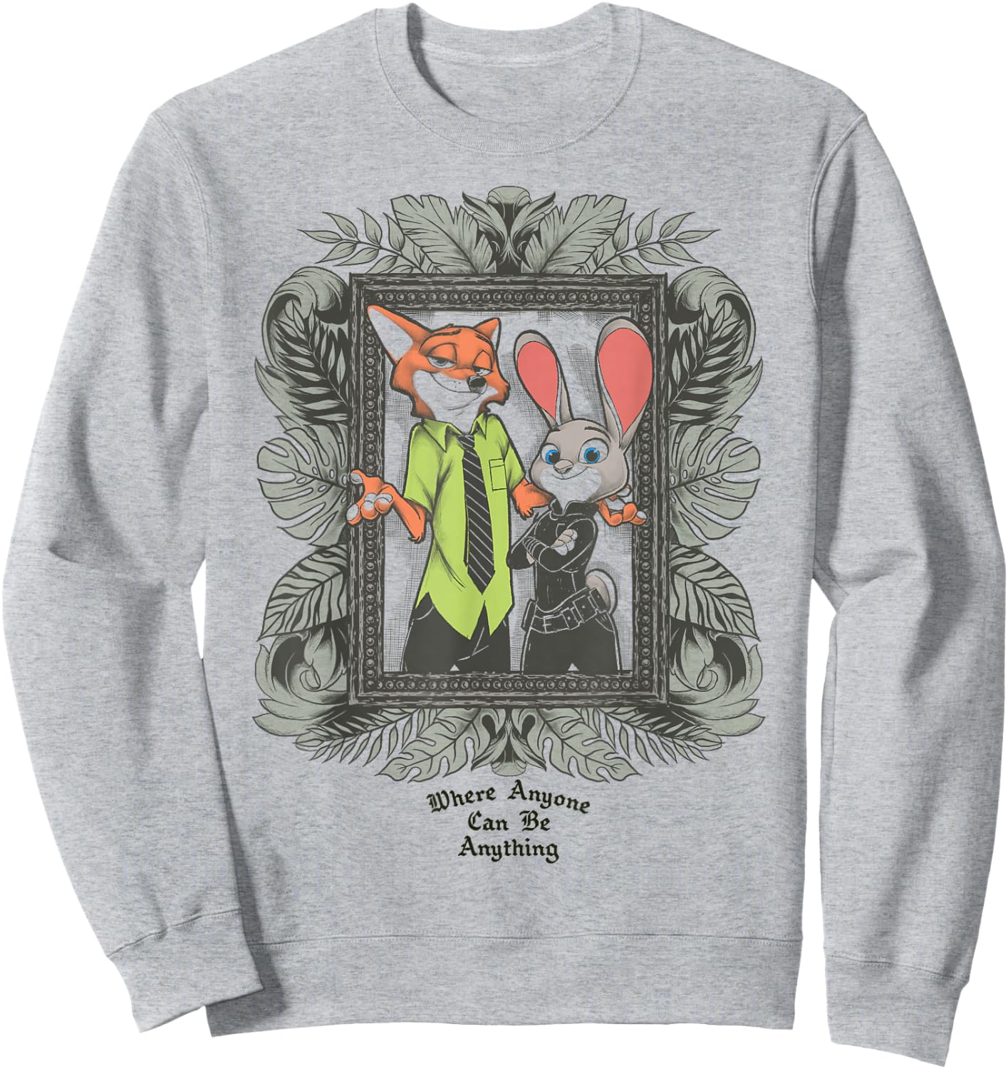 Disney Zootopia Can Be Anything Graphic Sweatshirt - Sweatshirt | Ash