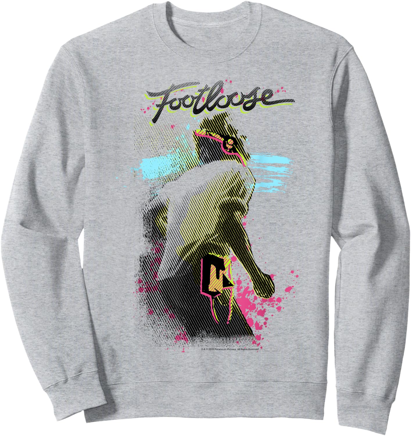 Footloose Neon Poster Title Logo Sweatshirt - Sweatshirt | Ash