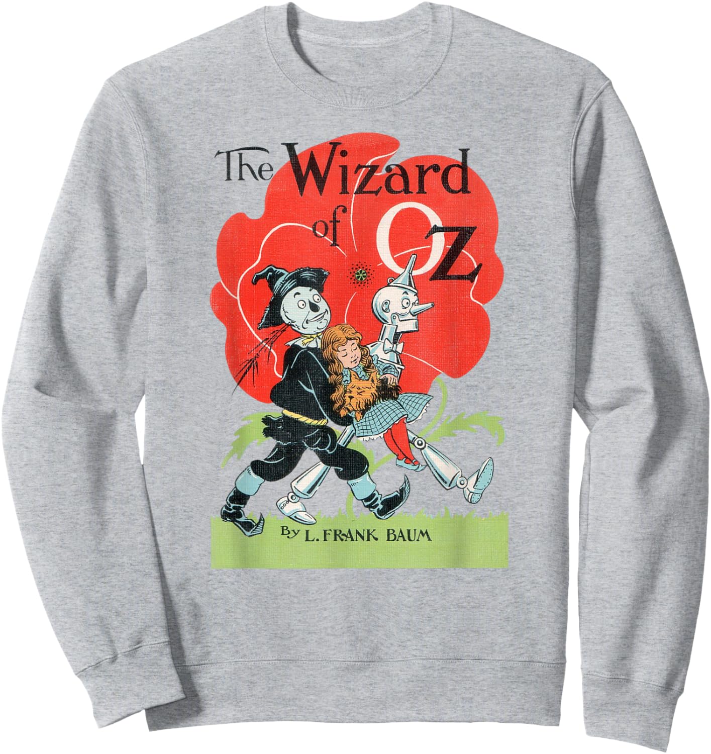 Vintage Wizard of OZ -Dorothy Scarecrow Tin Man Shirt Sweatshirt - Sweatshirt | Ash