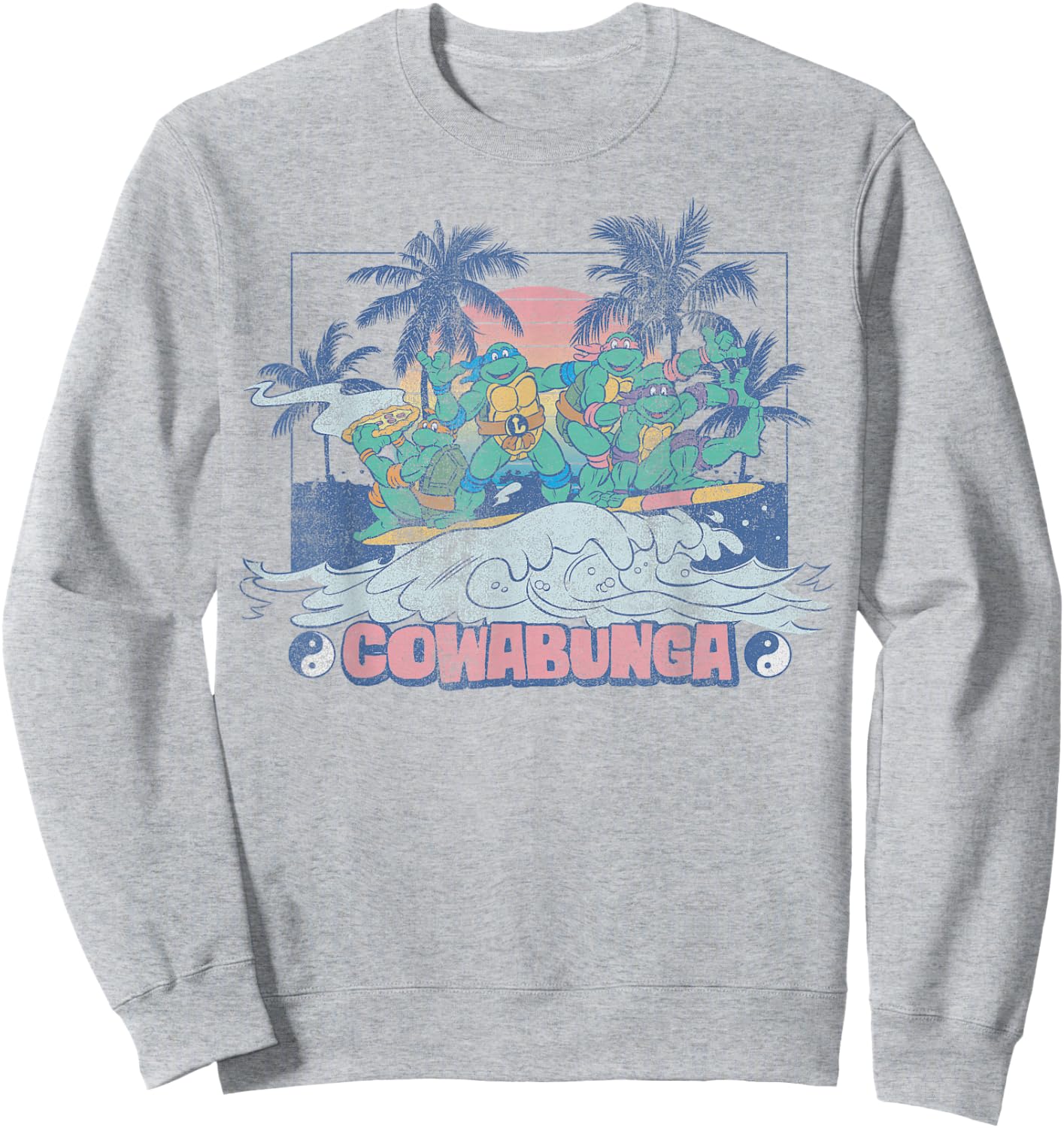 Teenage Mutant Ninja Turtles Ying Yang Cowabunga -Shirt Sweatshirt - Sweatshirt | Ash