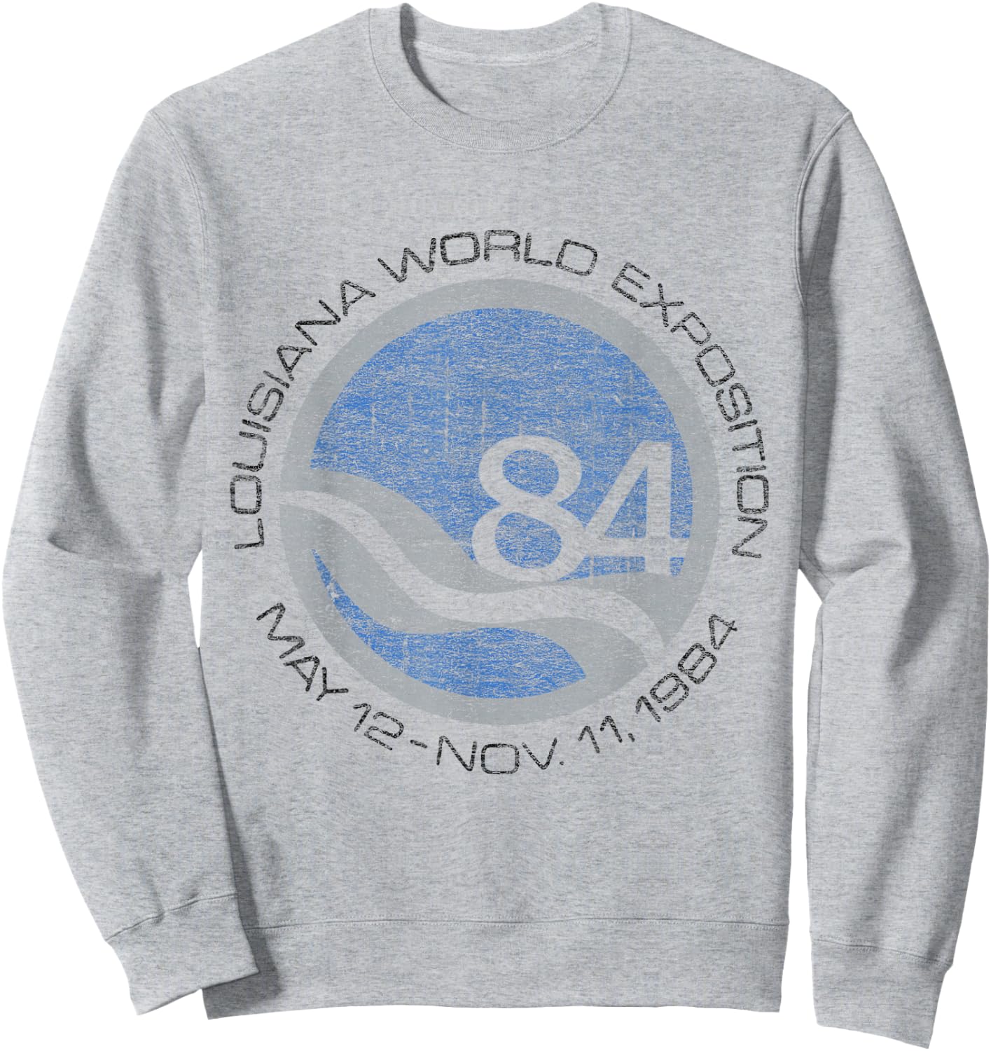 Cool Vintage 1984 World Fair Louisiana Sweatshirt - Sweatshirt | Ash
