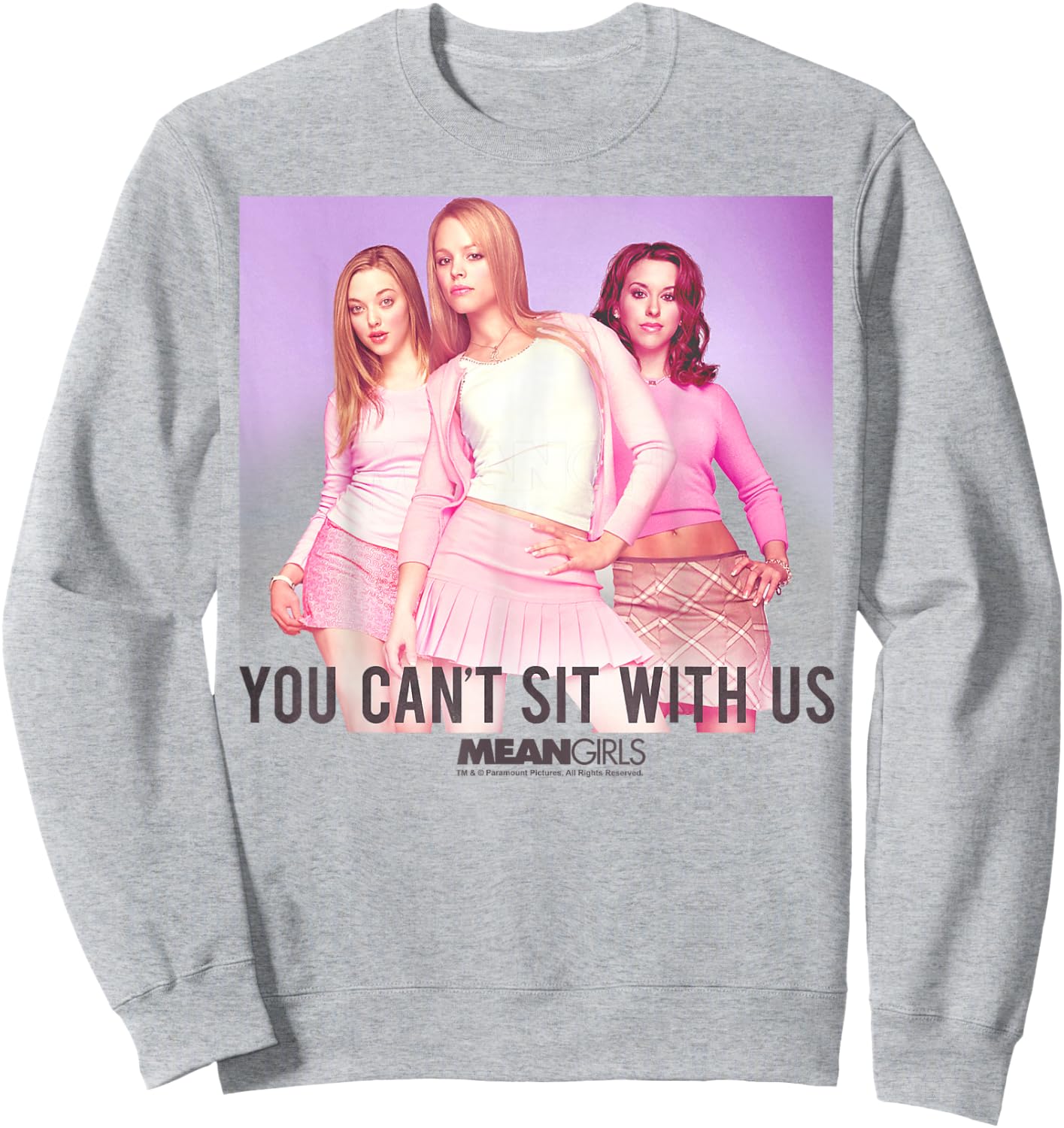 Mean Girls You Can't Sit with Us Plastic Group Sweatshirt - Sweatshirt | Ash