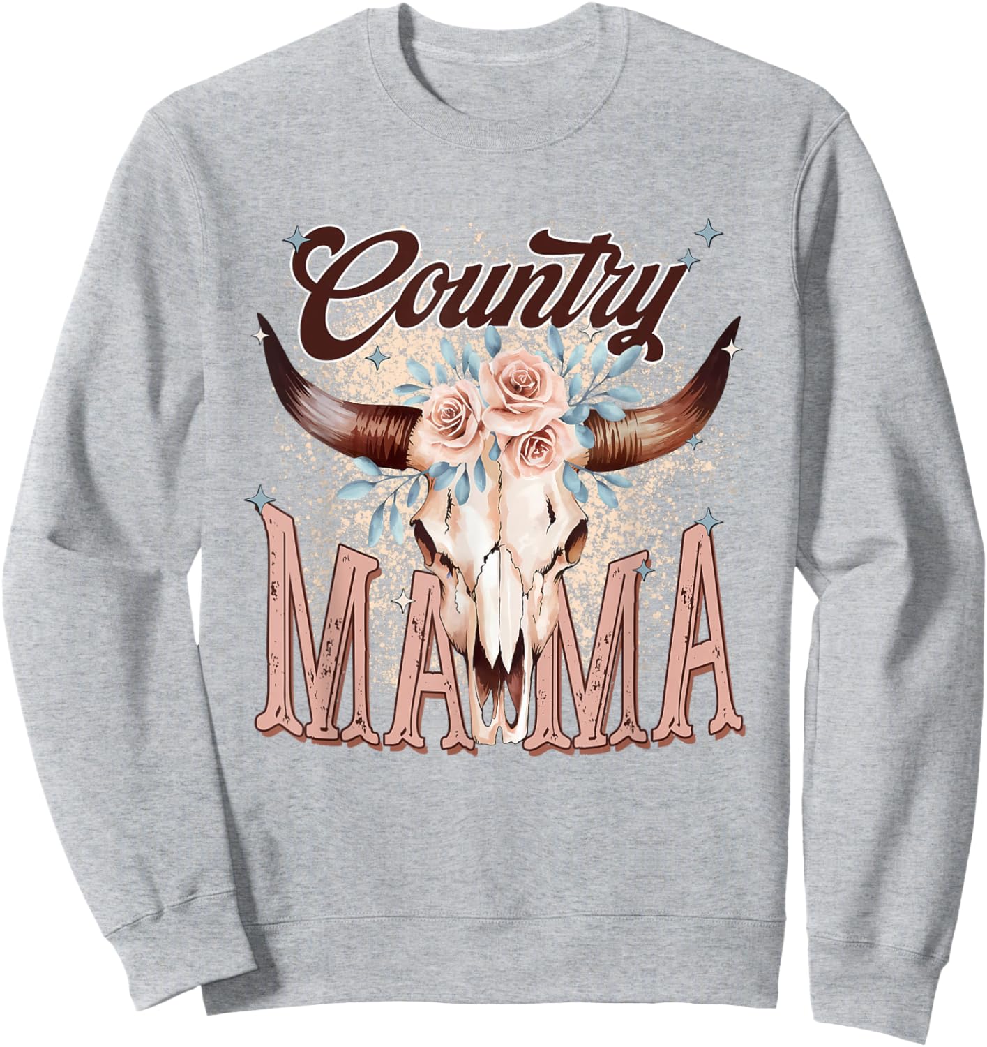 Country Mama, Country Music Mom, Country Mama Sweatshirt - Sweatshirt | Ash