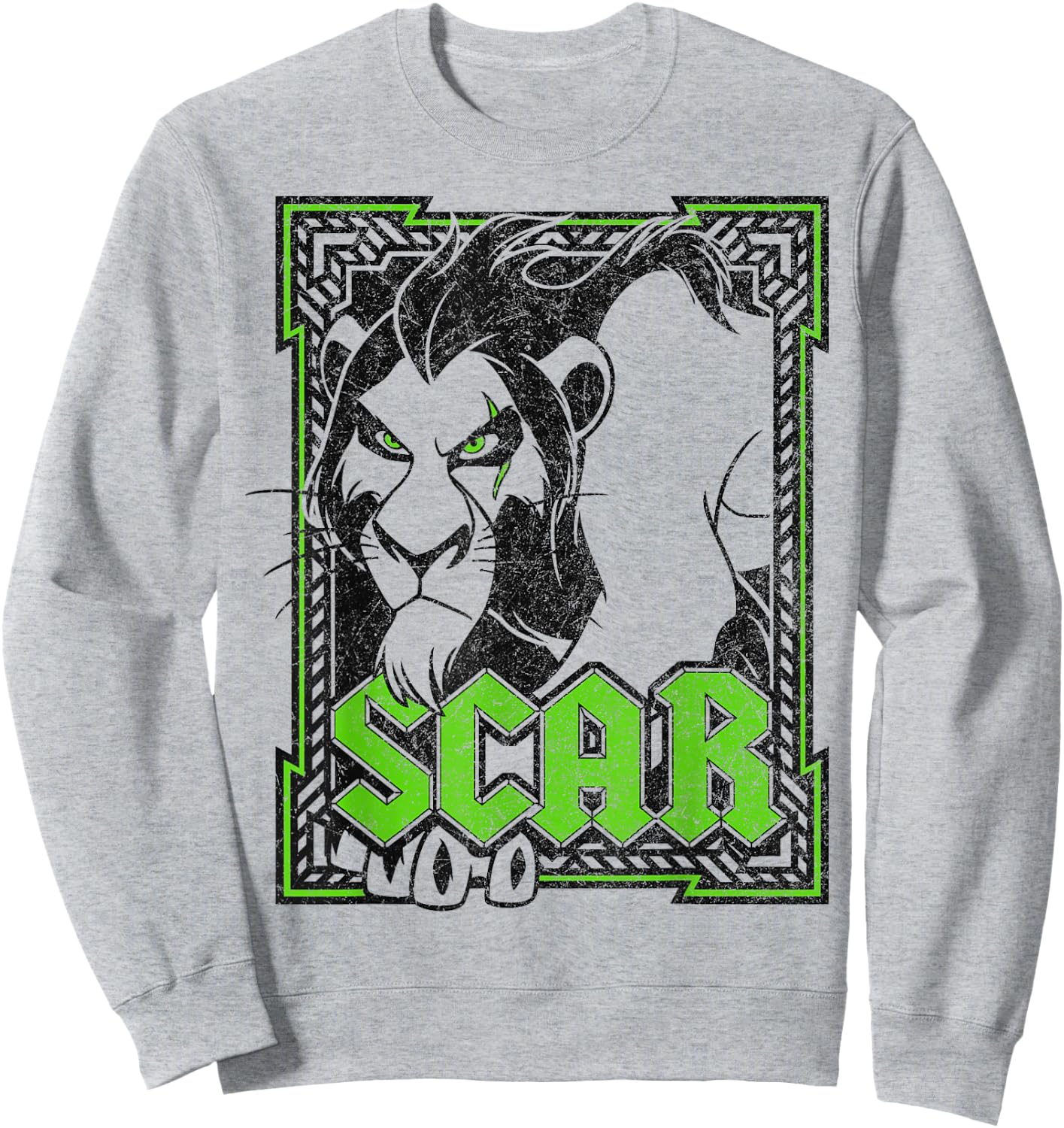 Disney The Lion King Scar Poster Sweatshirt - Sweatshirt | Ash