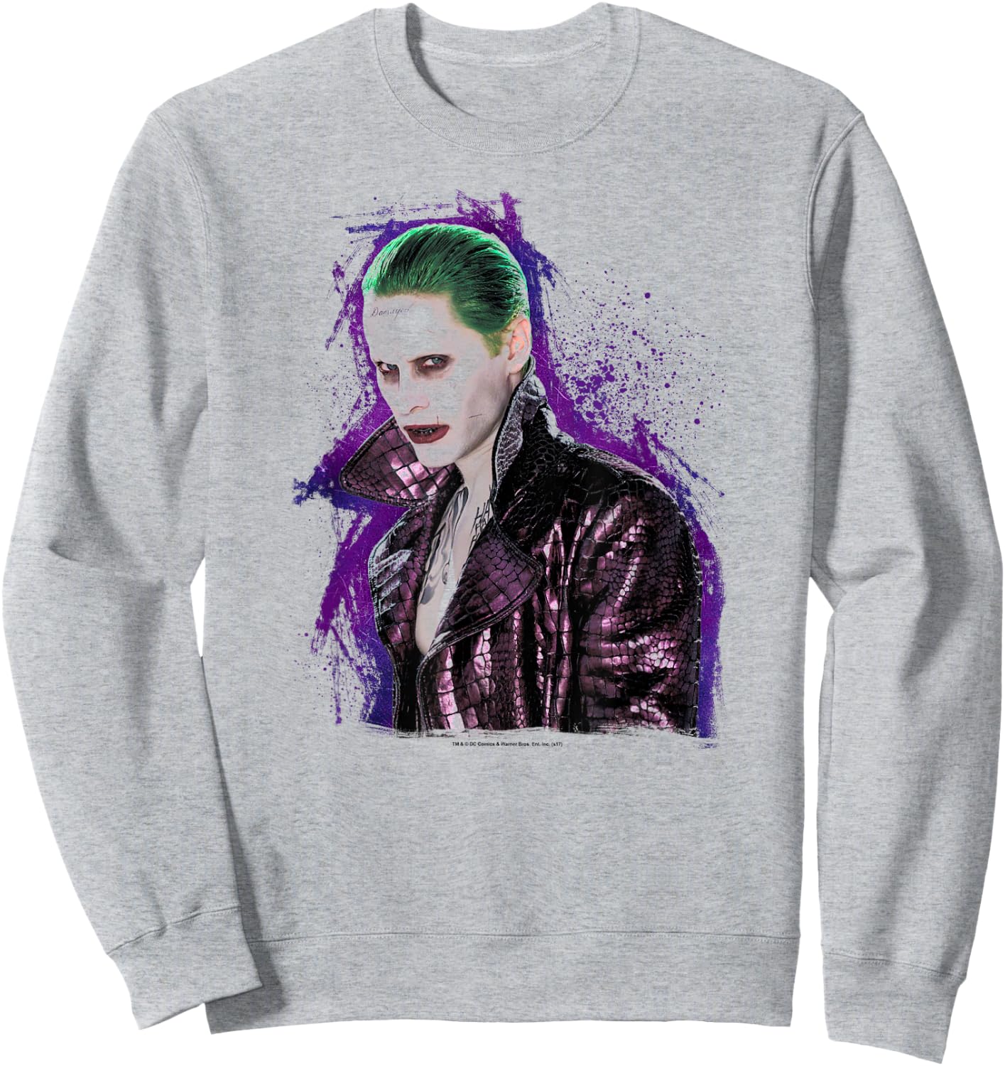Suicide Squad Joker Stare Sweatshirt - Sweatshirt | Ash
