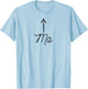 that says the word - Ma | Cute for moms T-Shirt - T-Shirt | Light Blue