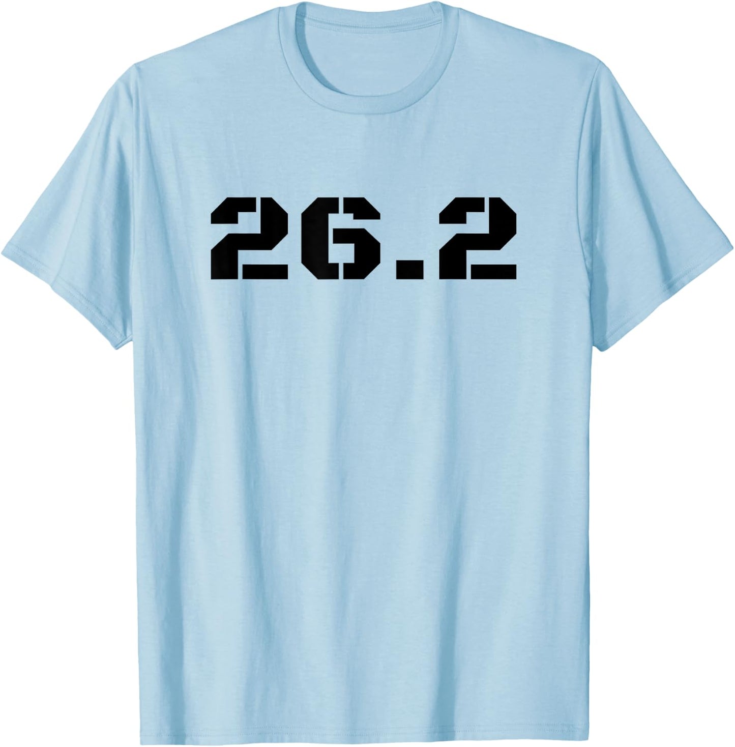 26.2 Marathon Running Shirt Men and Women T-Shirt - T-Shirt | Light Blue