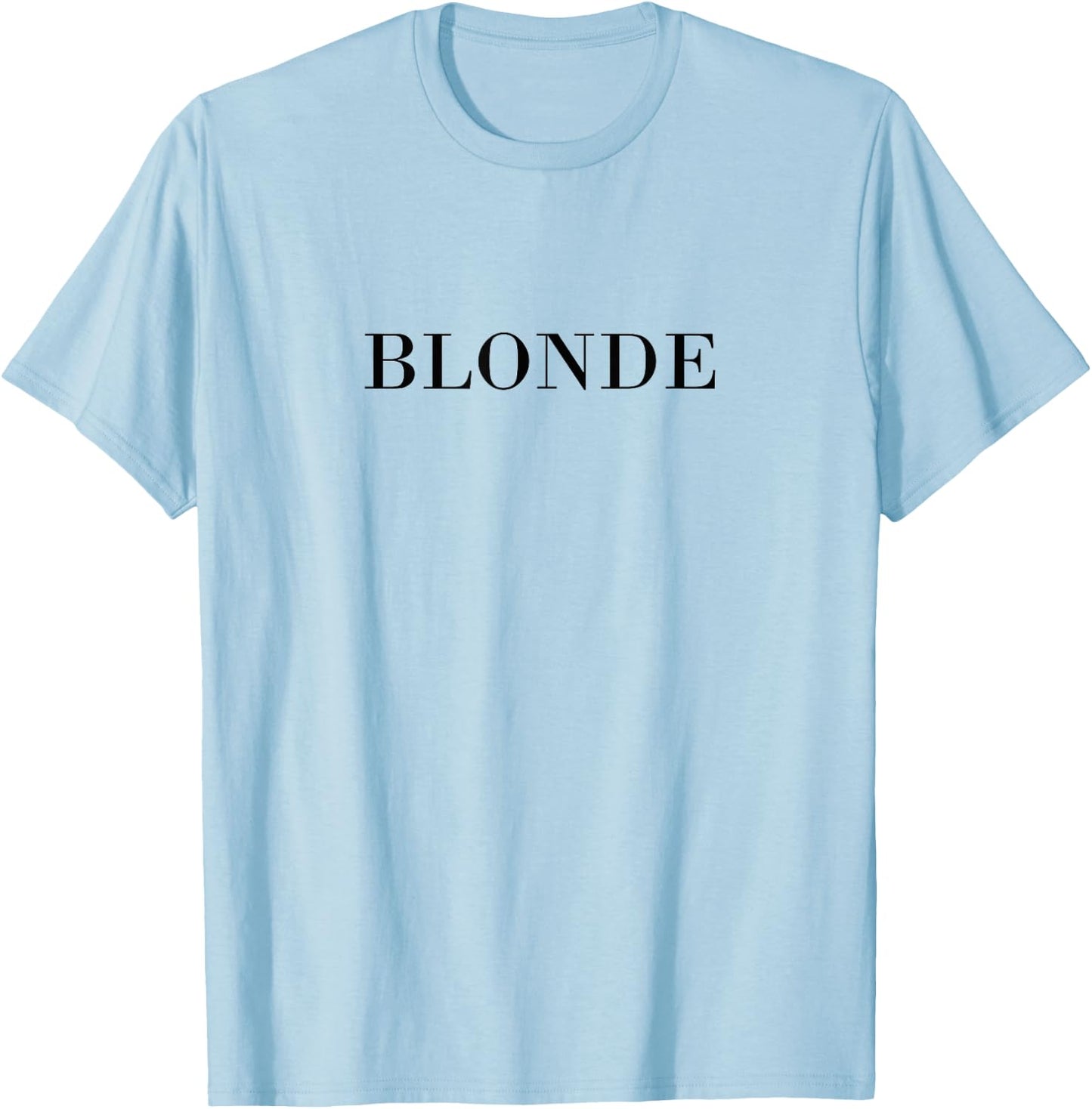 Blonde Cute T Shirt T-Shirt - T-Shirt | Light Blue
