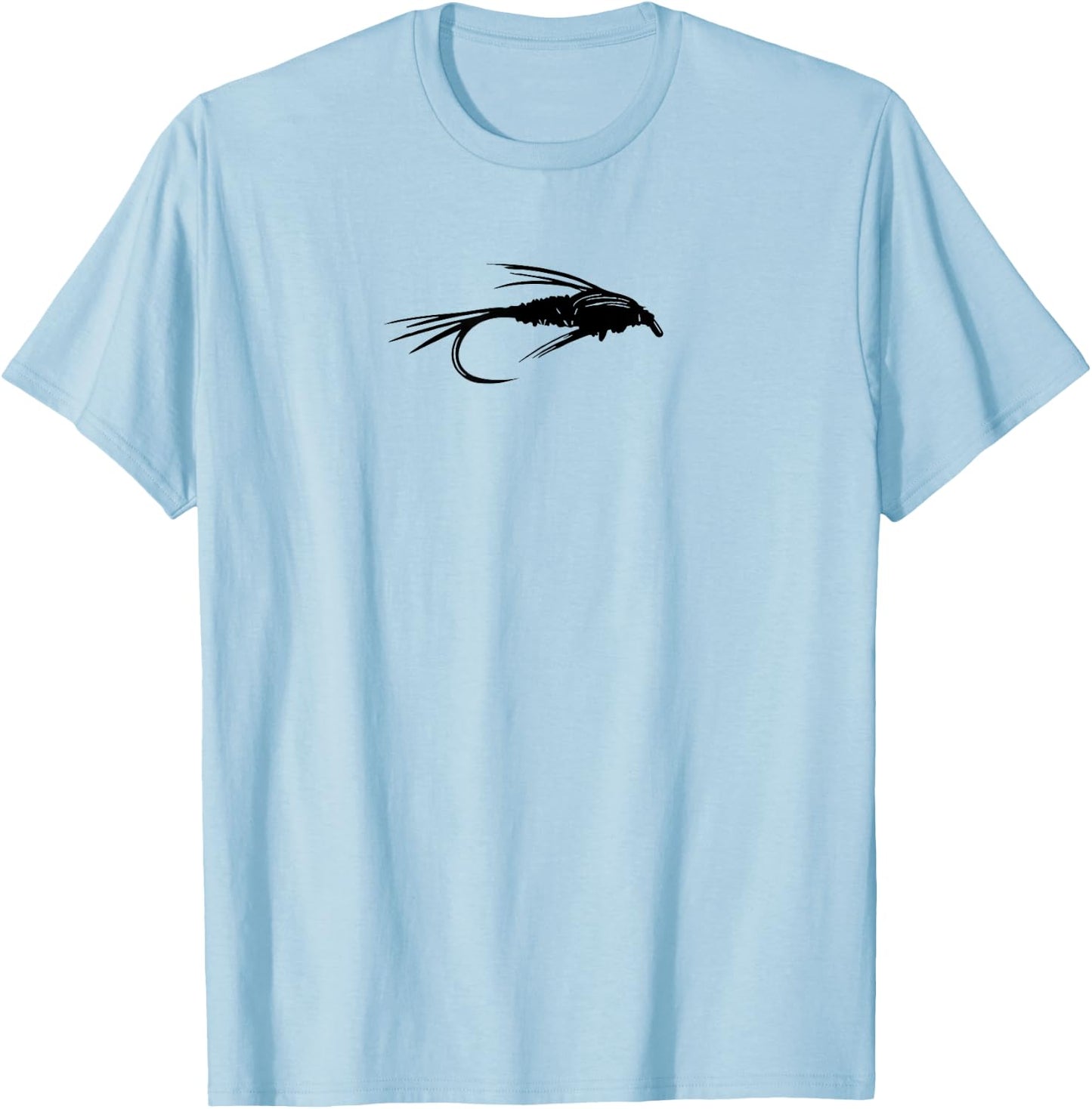 Pheasant Tail Nymph Emerger Fly Fishing Fly Gift T-Shirt - T-Shirt | Light Blue