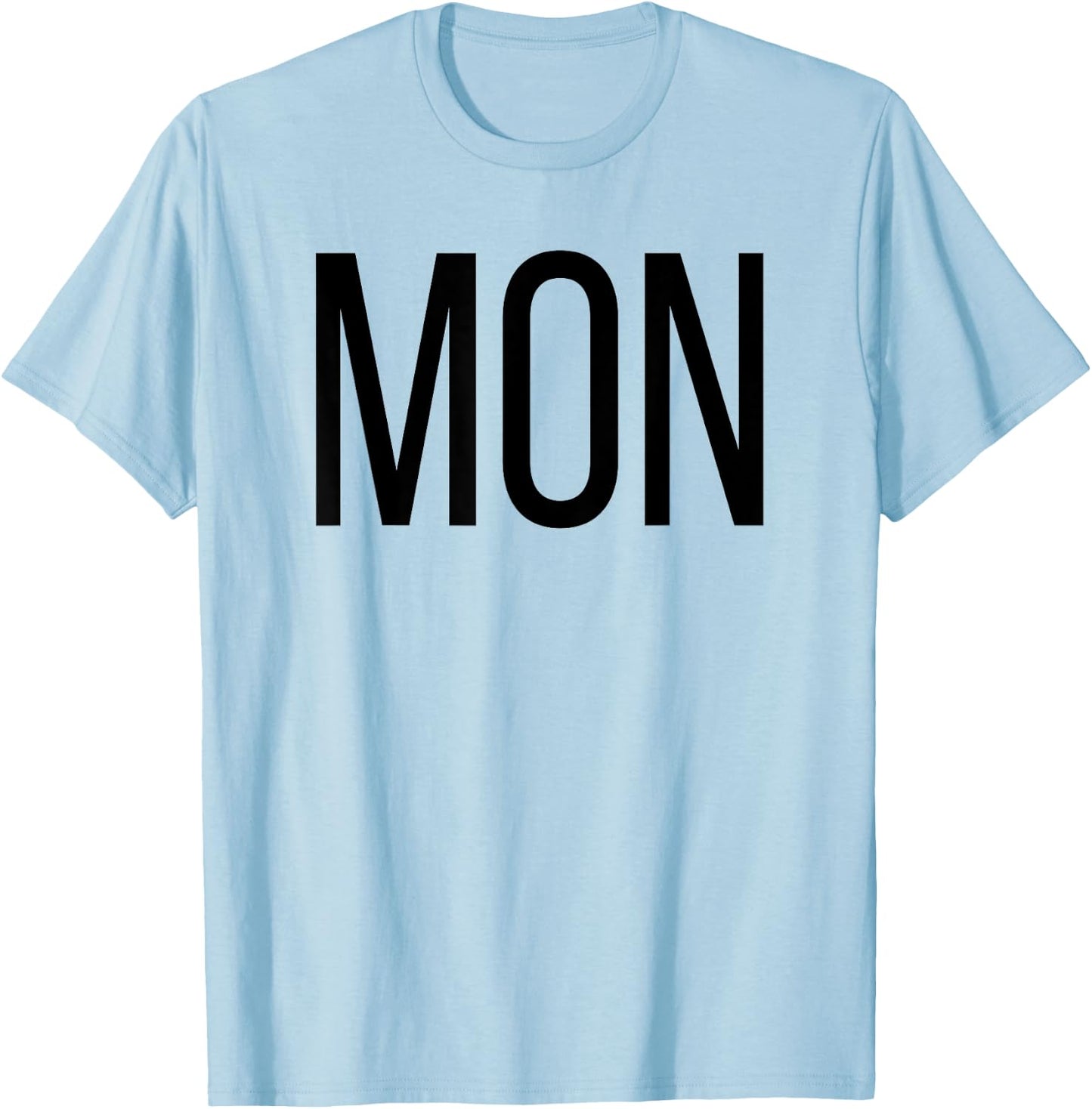 Monday Days of the Week , Costume, Shark Set T-Shirt - T-Shirt | Light Blue