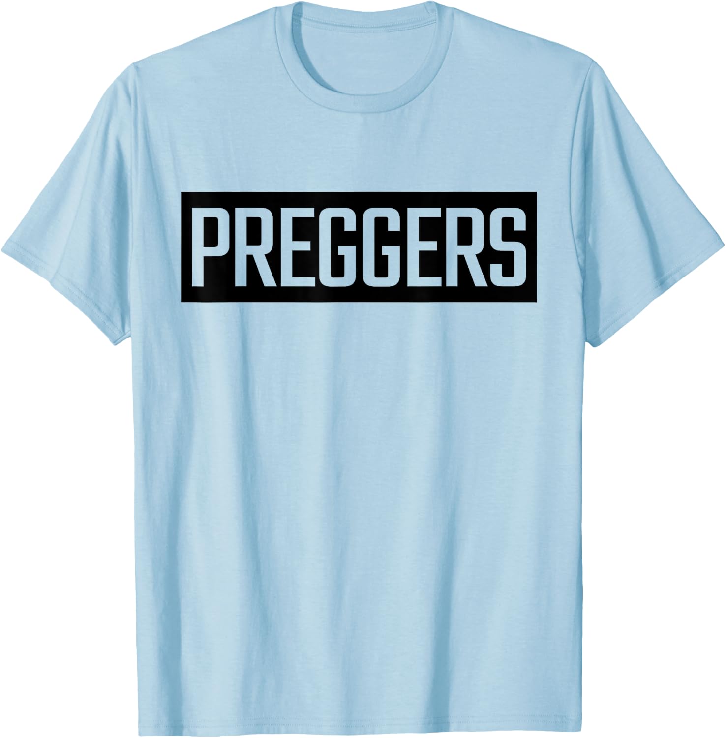 Preggers T-Shirt - T-Shirt | Light Blue