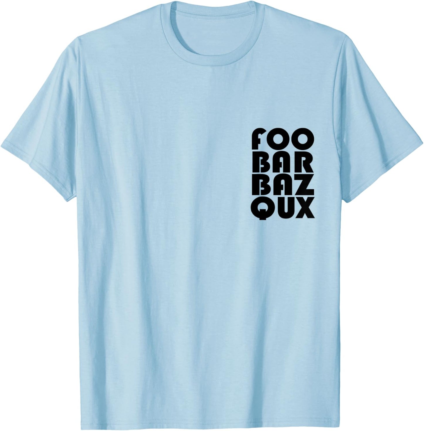 Foo Bar Software Developer Engineer Conference T-Shirt - T-Shirt | Light Blue