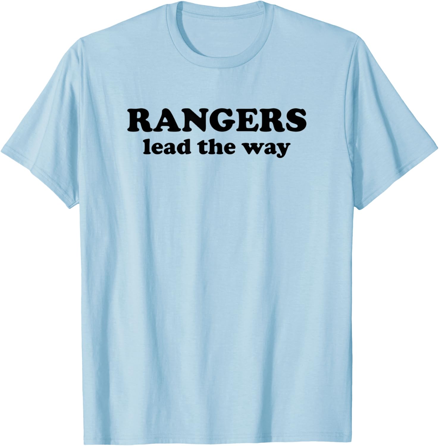 Rangers Lead the Way T-Shirt - T-Shirt | Light Blue
