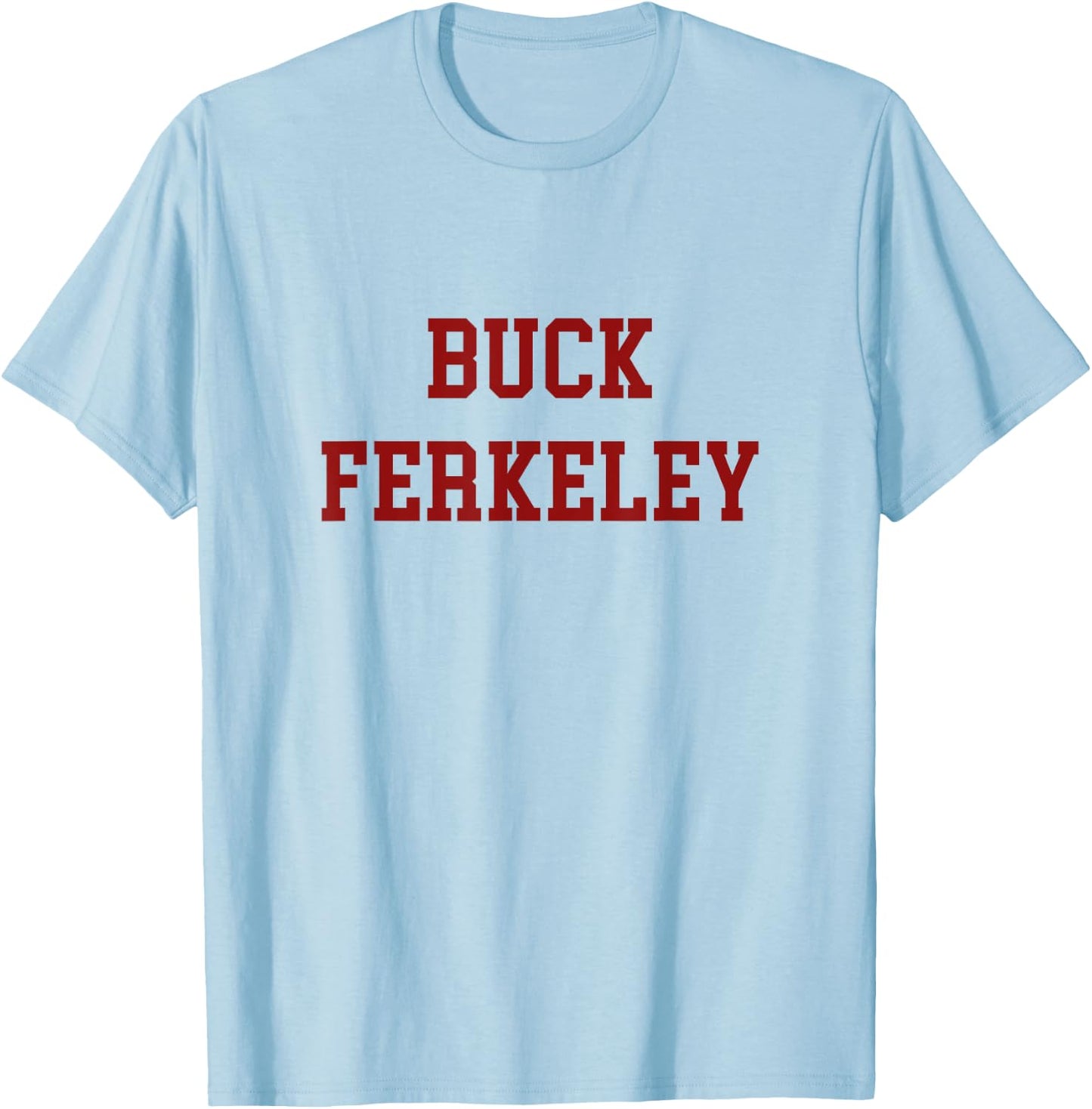 Buck Ferkeley (White/Grey) T-Shirt - T-Shirt | Light Blue