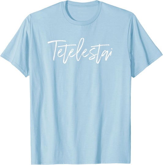 Tetelestai, Greek It Is Finished, Christian Easter Shirt T-Shirt - T-Shirt | Light Blue